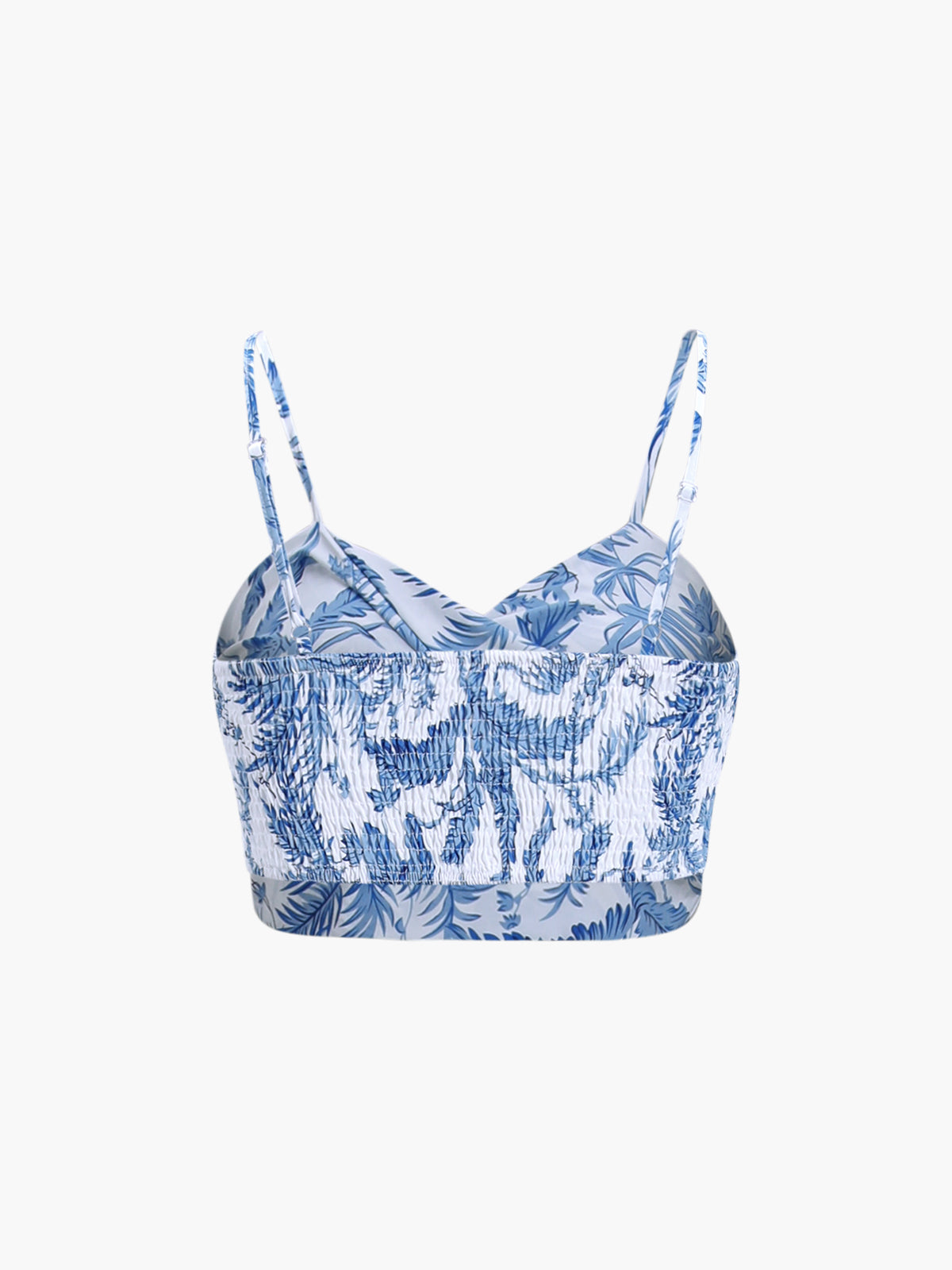 Seaside Joy Print Twist Detail Skirt Set-Massicos