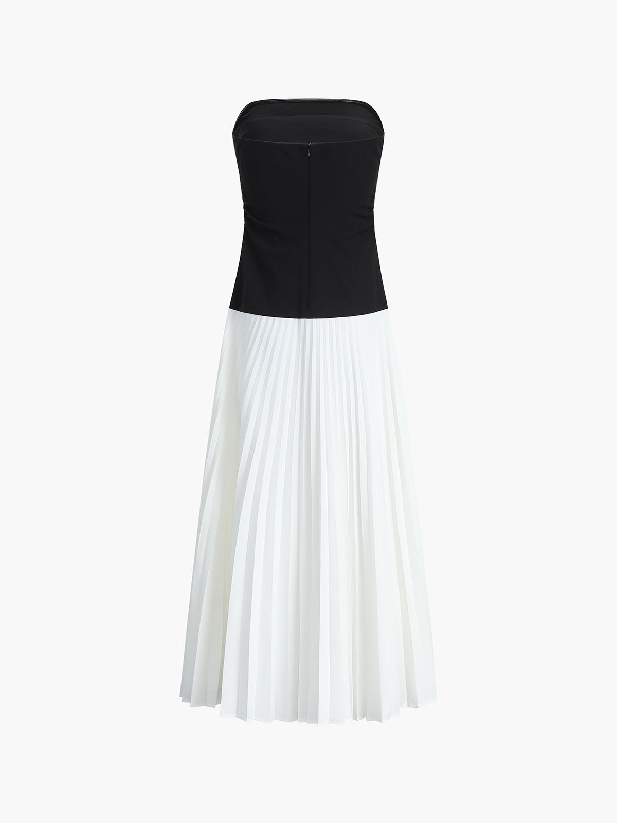 Sleeveless Pleated Long Dress-Massicos