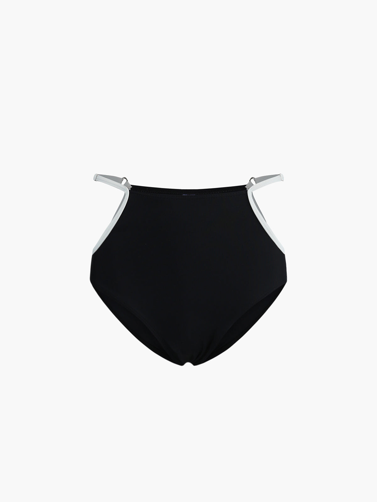 Contrast Binding Cutout Bikini Set-Massicos