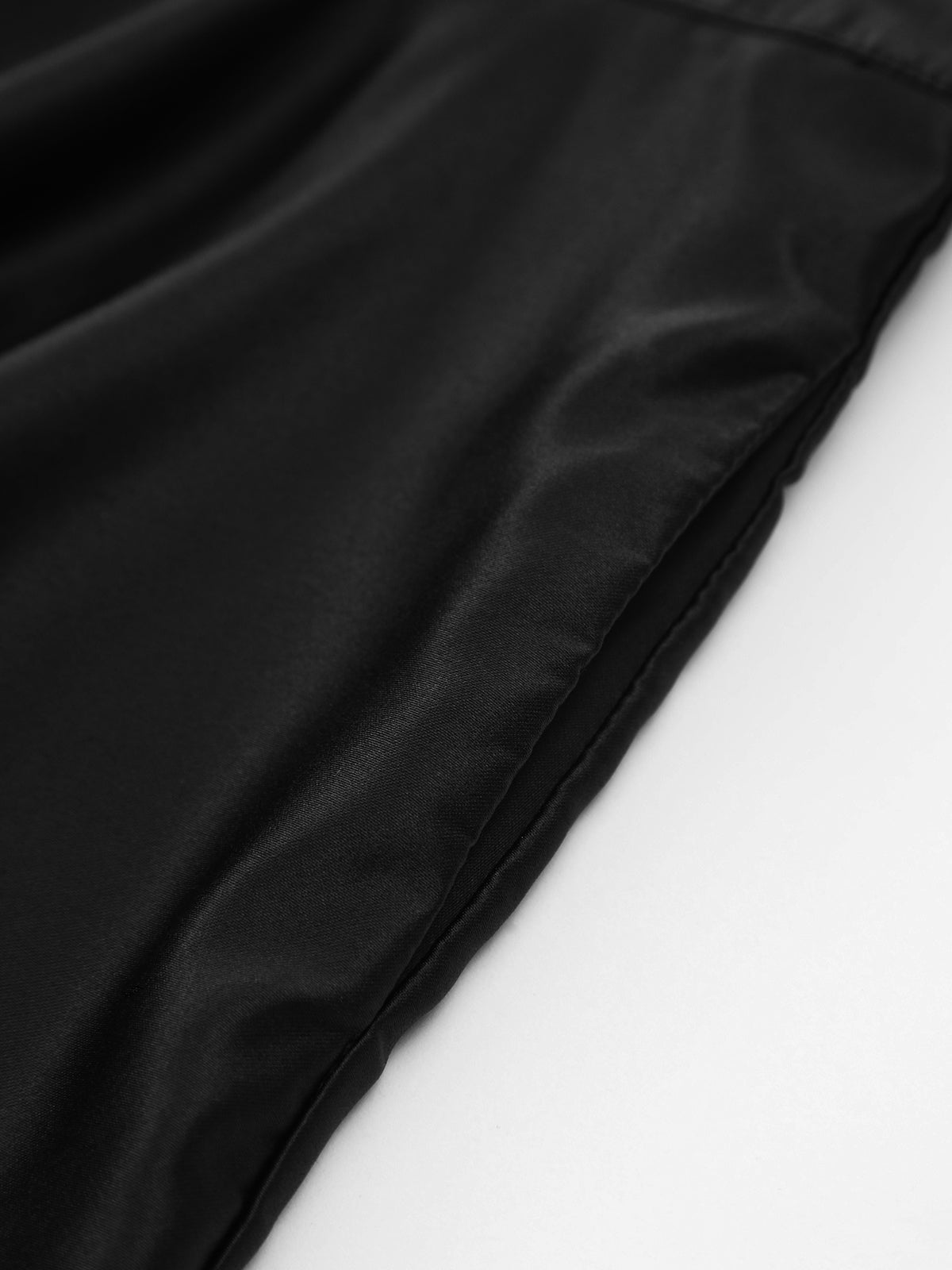 Satin Knotted Doule Pockets Open Back Pleated Mini Dress-Massicos