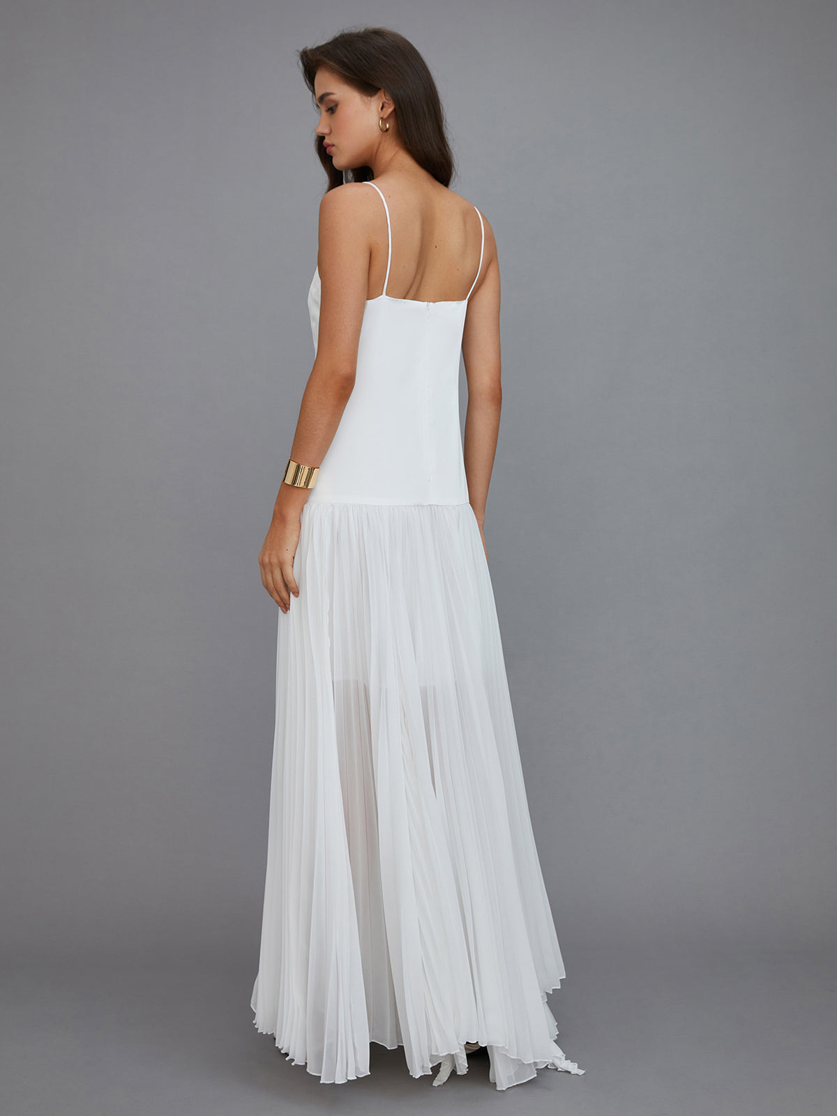 Semi-Sheer Vacation Long Dress-Massicos