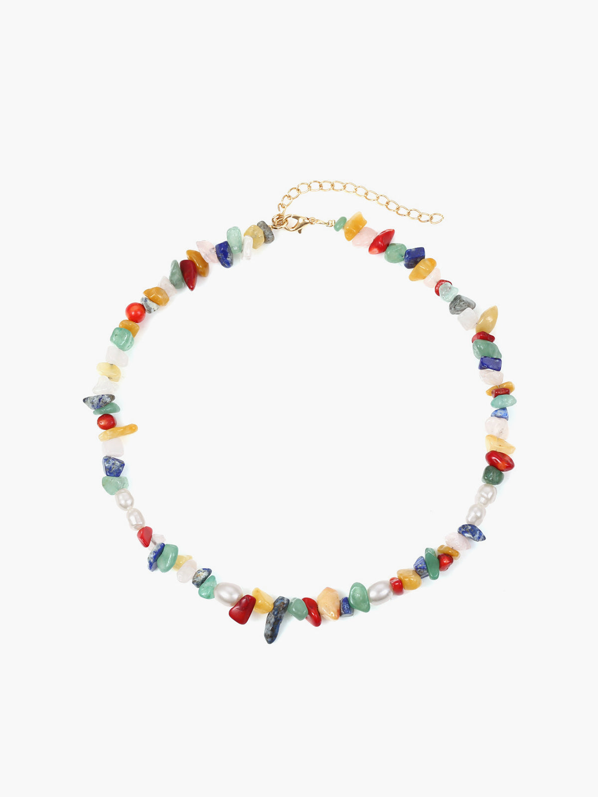 Bohemian Gravel Necklace-Massicos