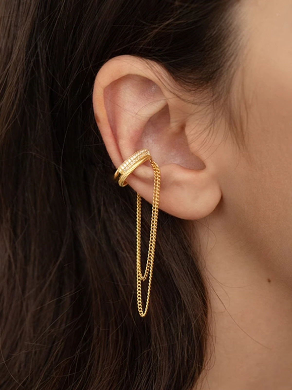 Tassel Single Ear Bone Clip-Massicos