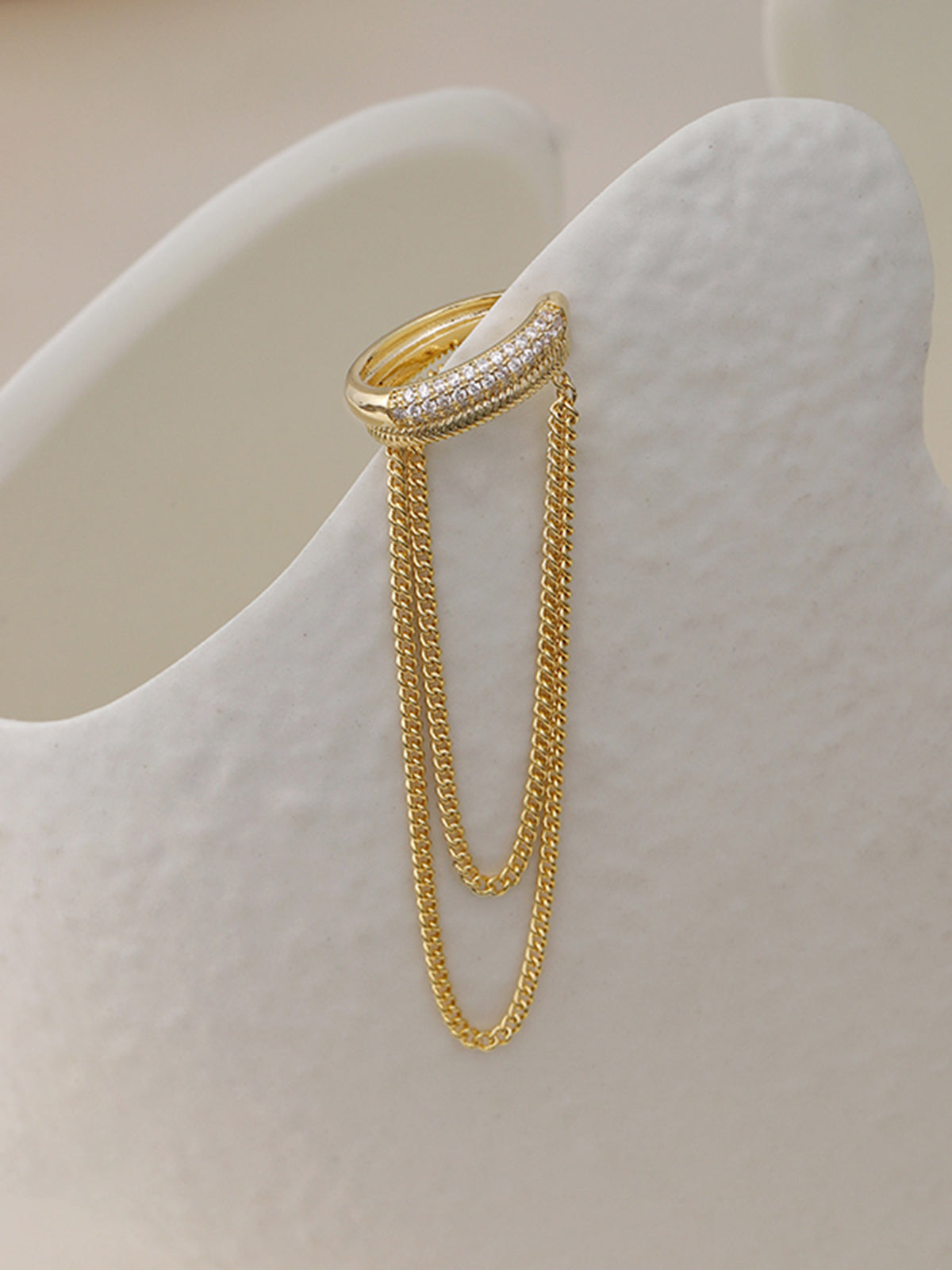 Tassel Single Ear Bone Clip-Massicos