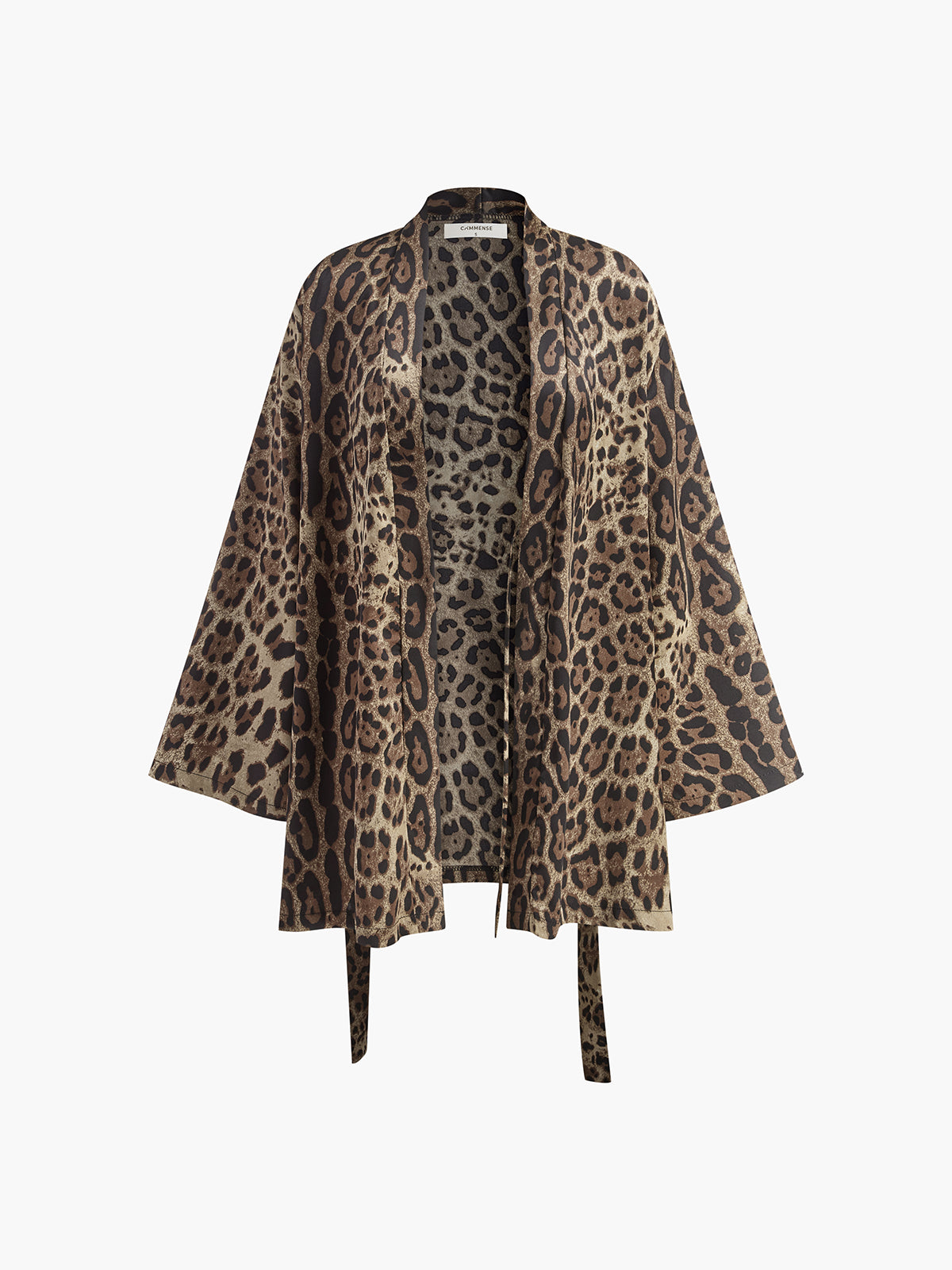 Leopard Print Three Piece Shorts Set-ROVOLE