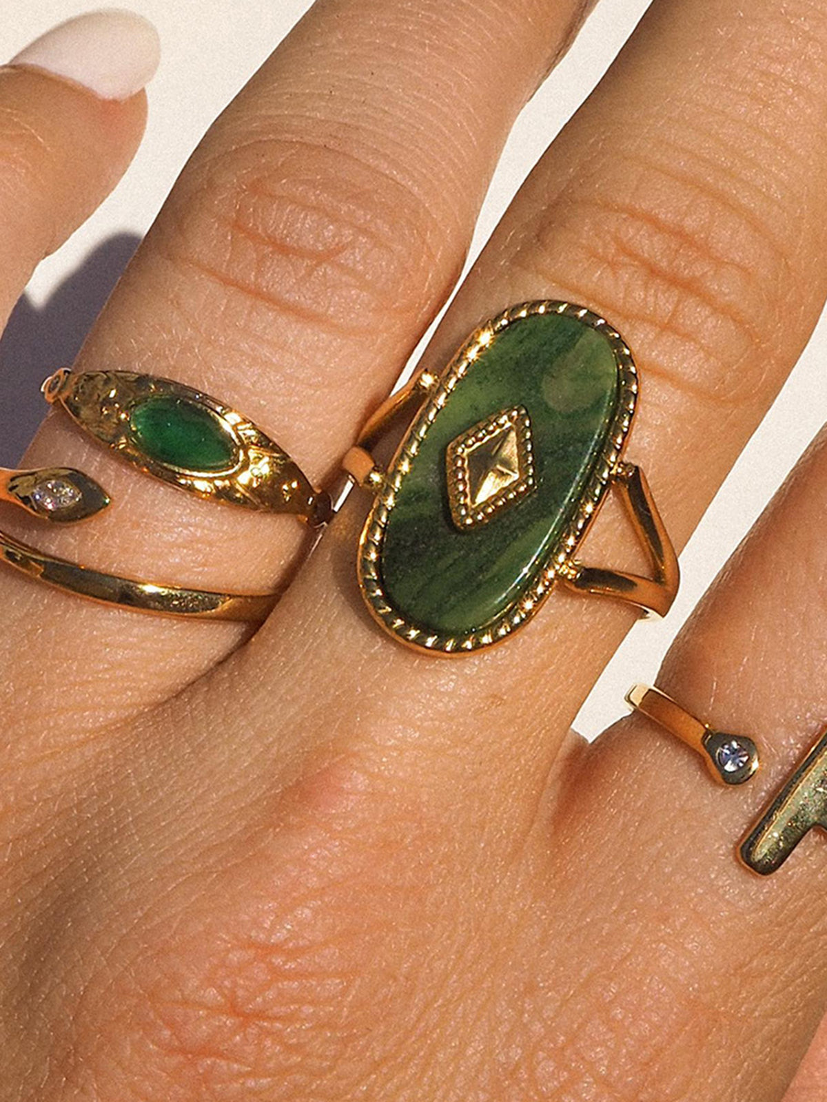 1pc Elegant Stainless Ring-Massicos
