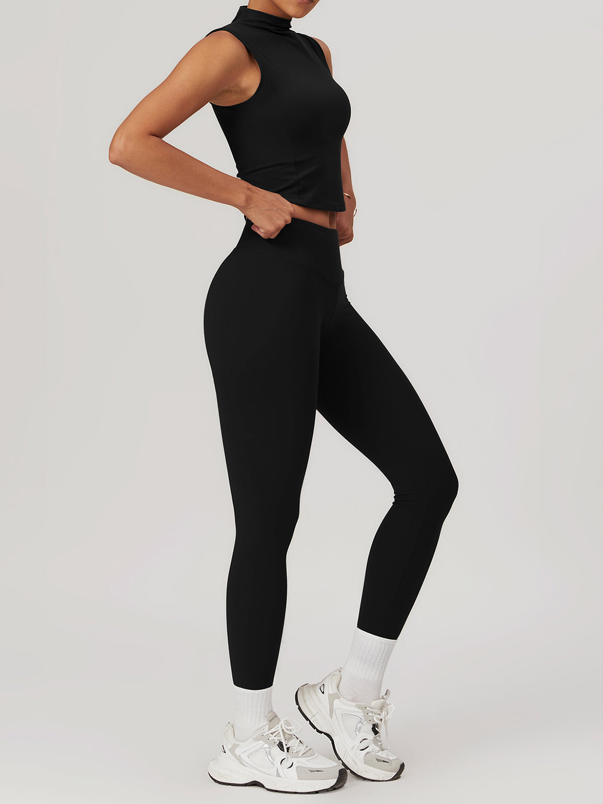 High-Waist Butt-Lifting Leggings-Massicos
