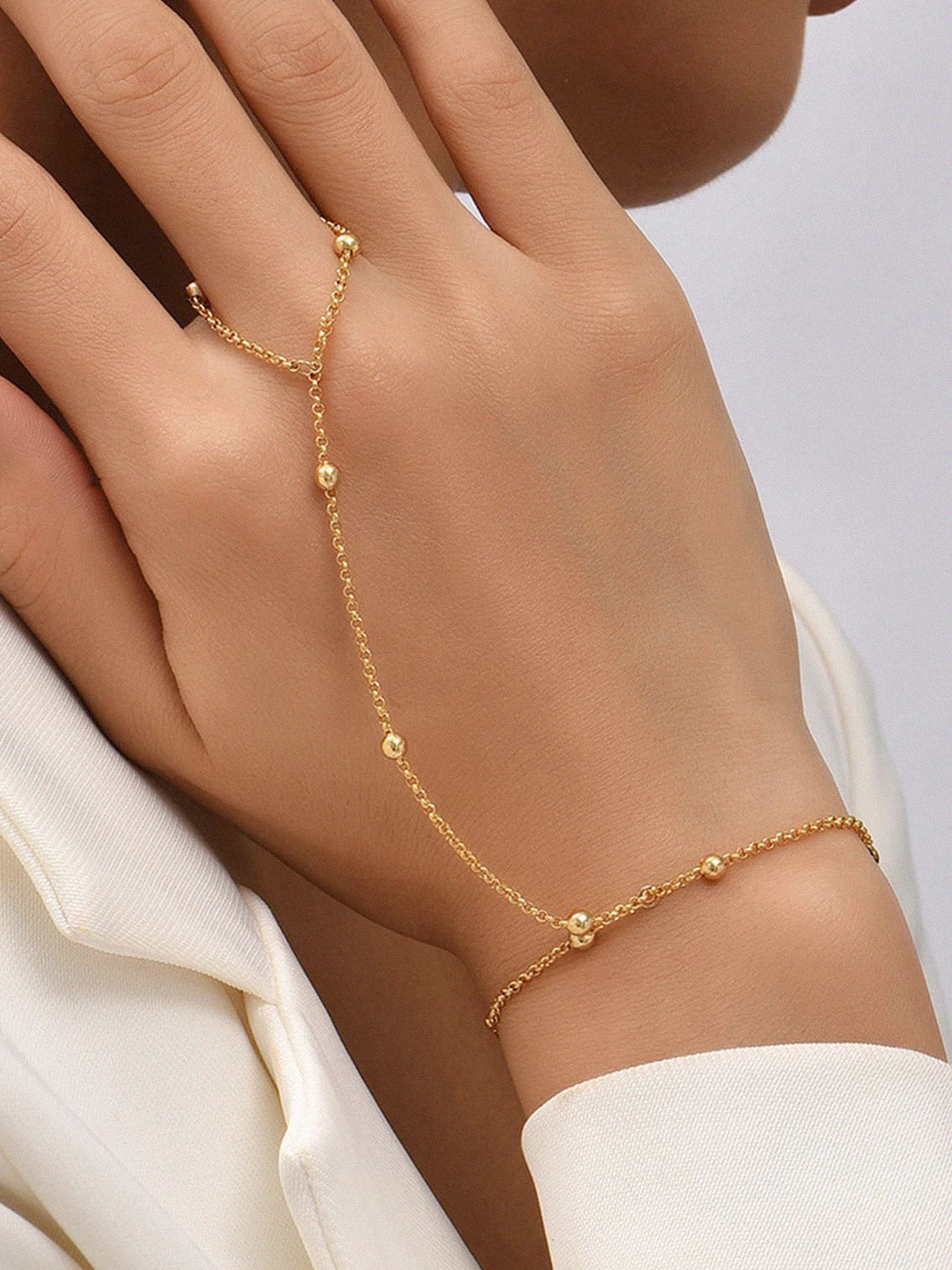 Bead Chain Mittens Bracelet-Massicos
