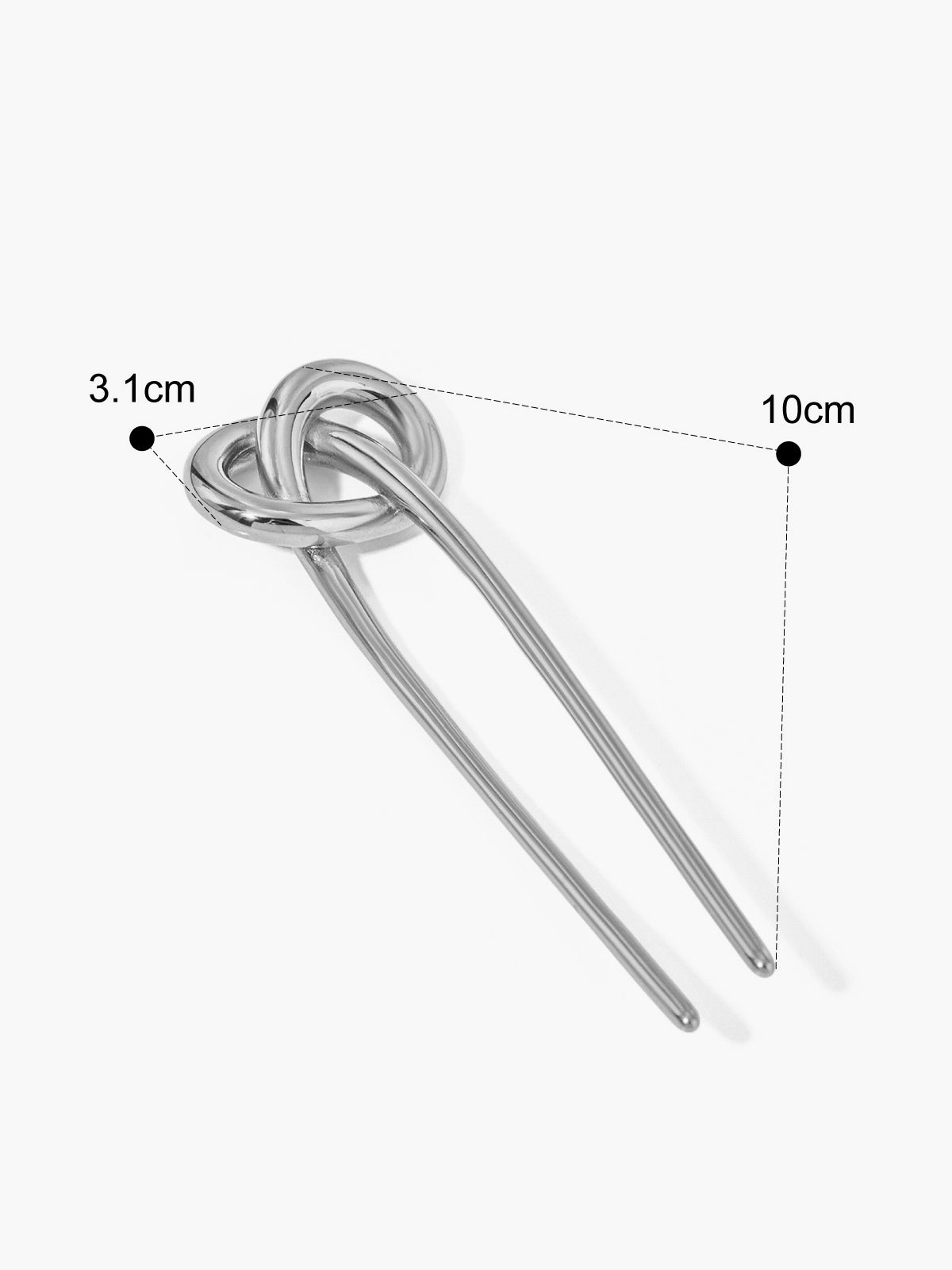 Stainless Knotted Hairpin-Massicos