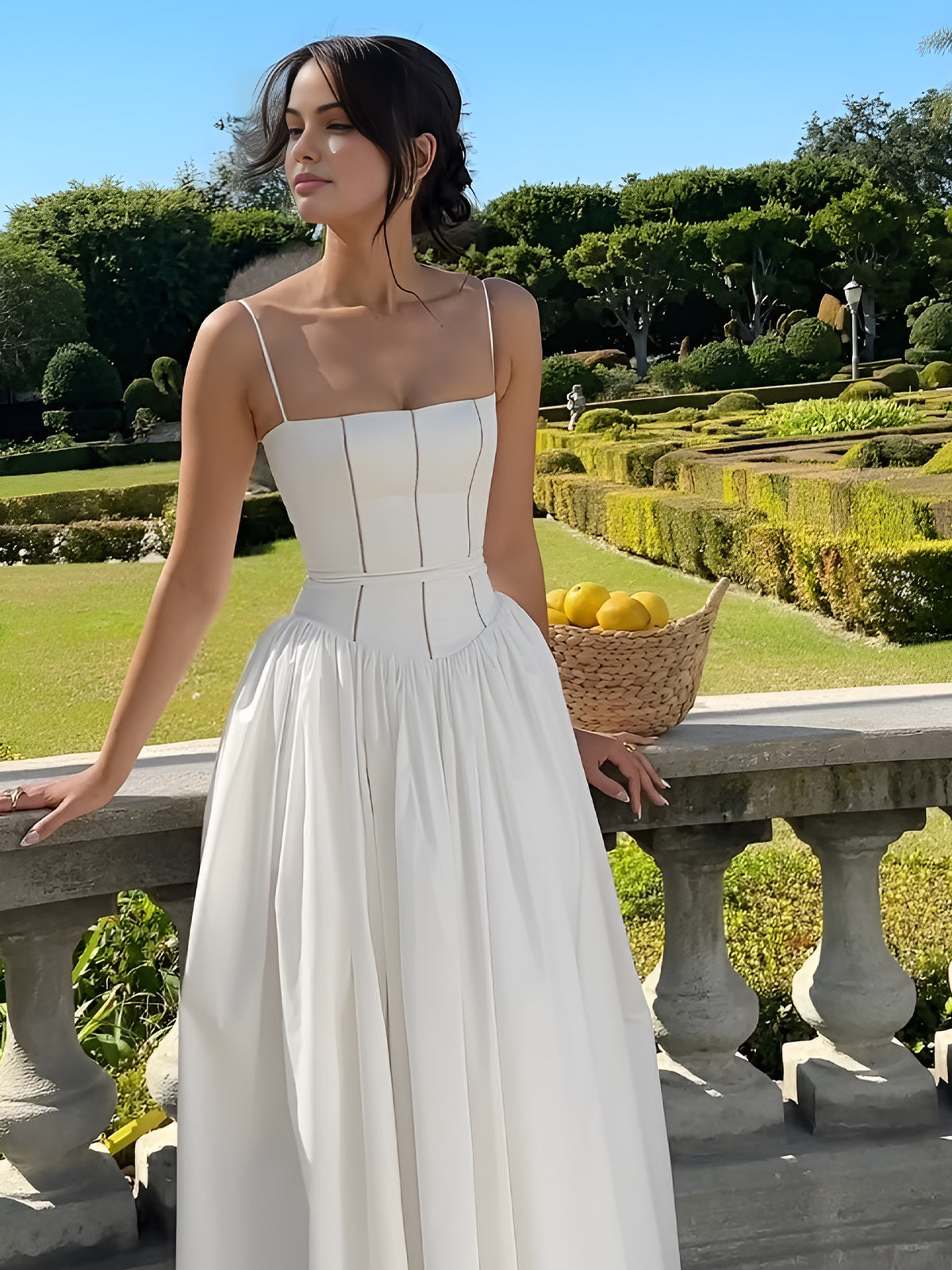 Serendipity Frenchy Flowy Long Dress-Massicos