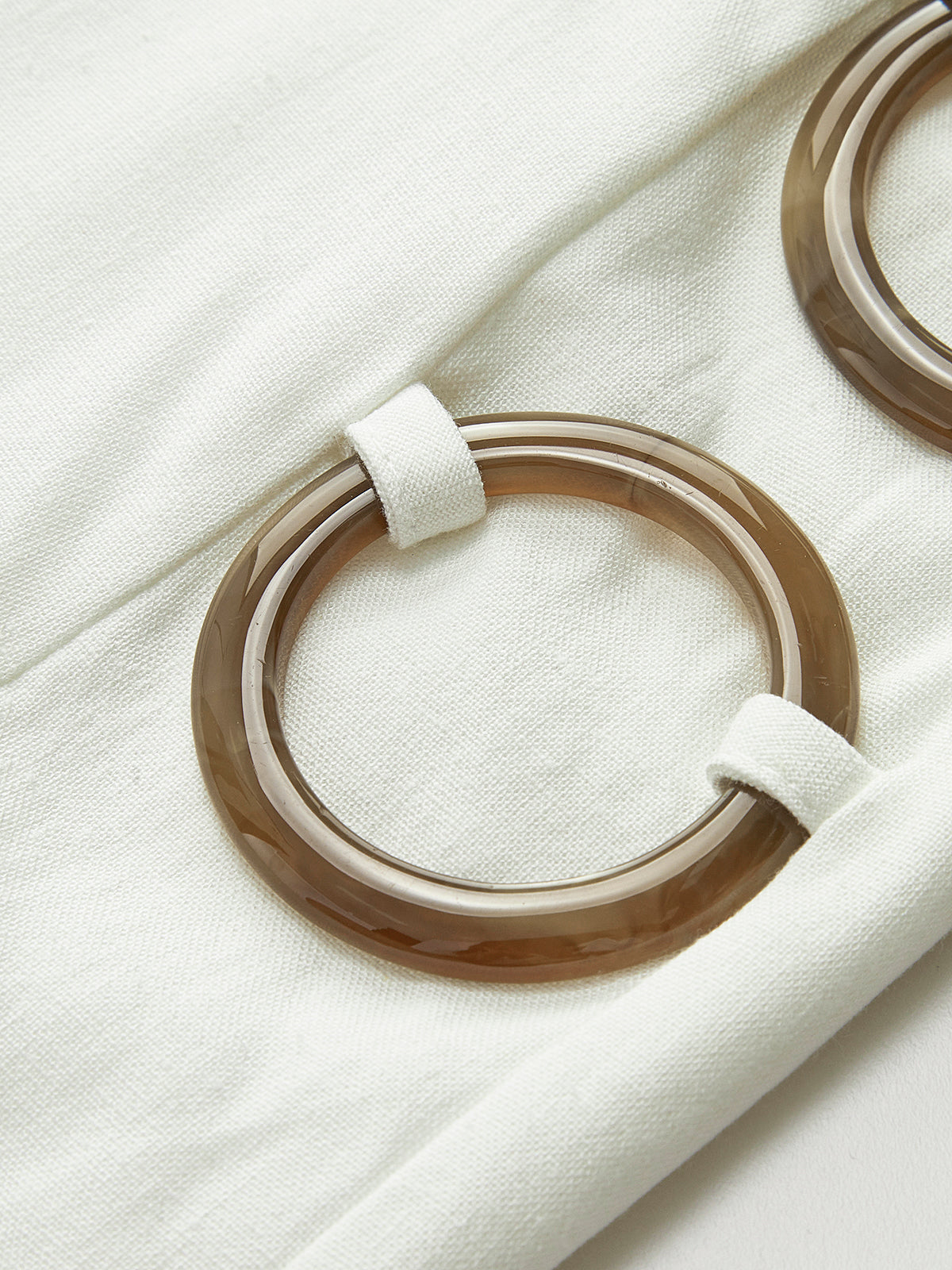 O-Ring Cutout Sleeveless Dress-Massicos