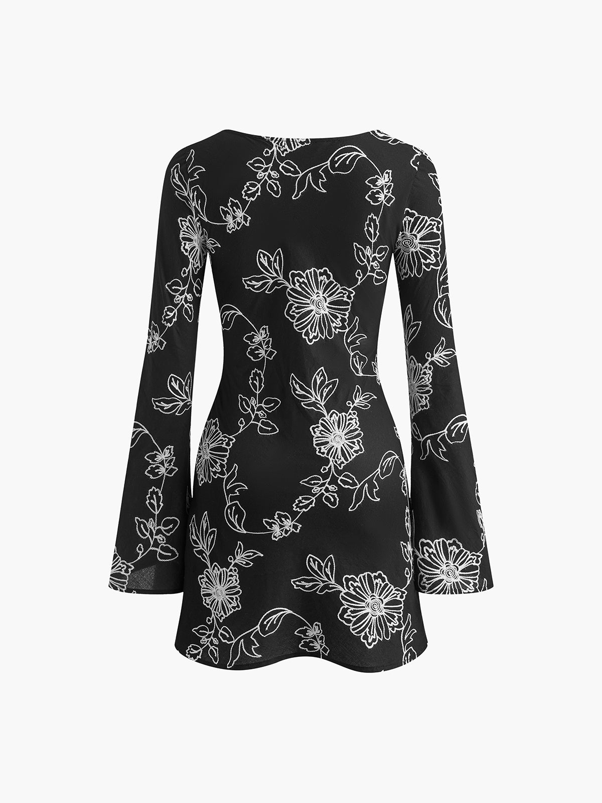 Vintage Pure Cotton Jacquard Dress-Massicos