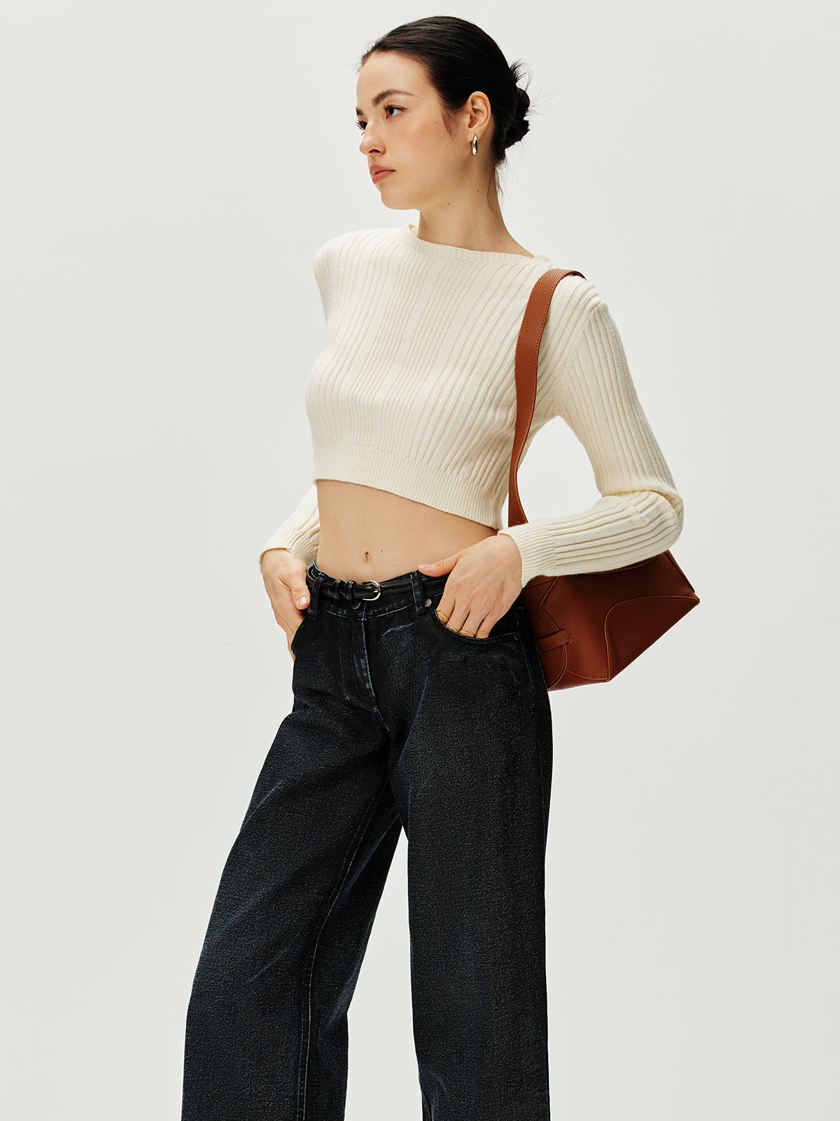 Cutout Tie Back Knit Cardigan-Massicos