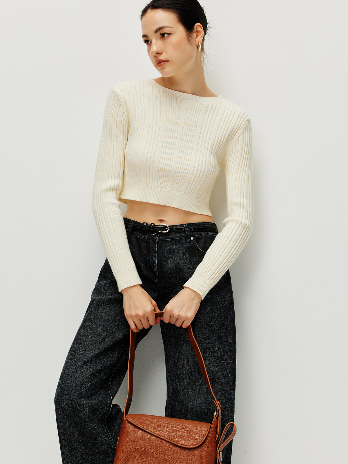 Cutout Tie Back Knit Cardigan-Massicos