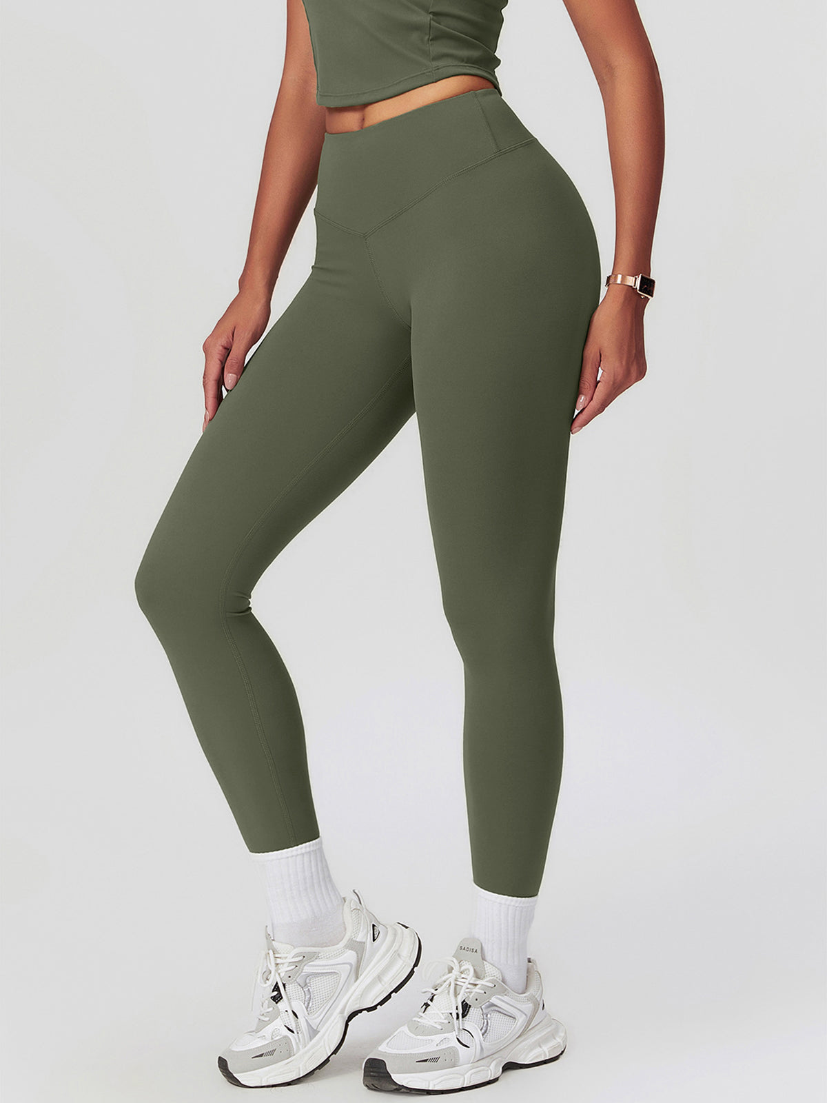High-Waist Butt-Lifting Leggings-Massicos