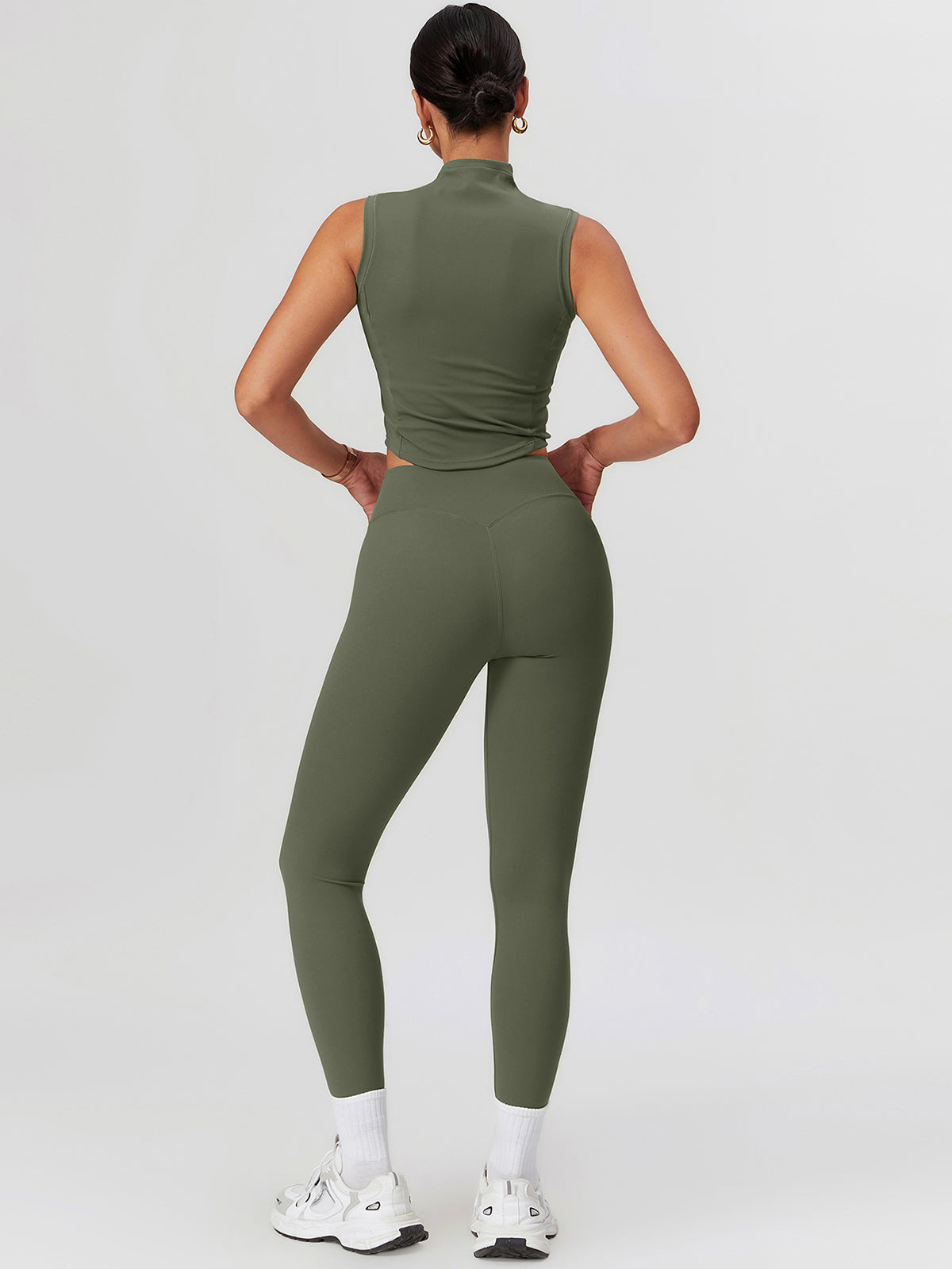 High-Waist Butt-Lifting Leggings-Massicos