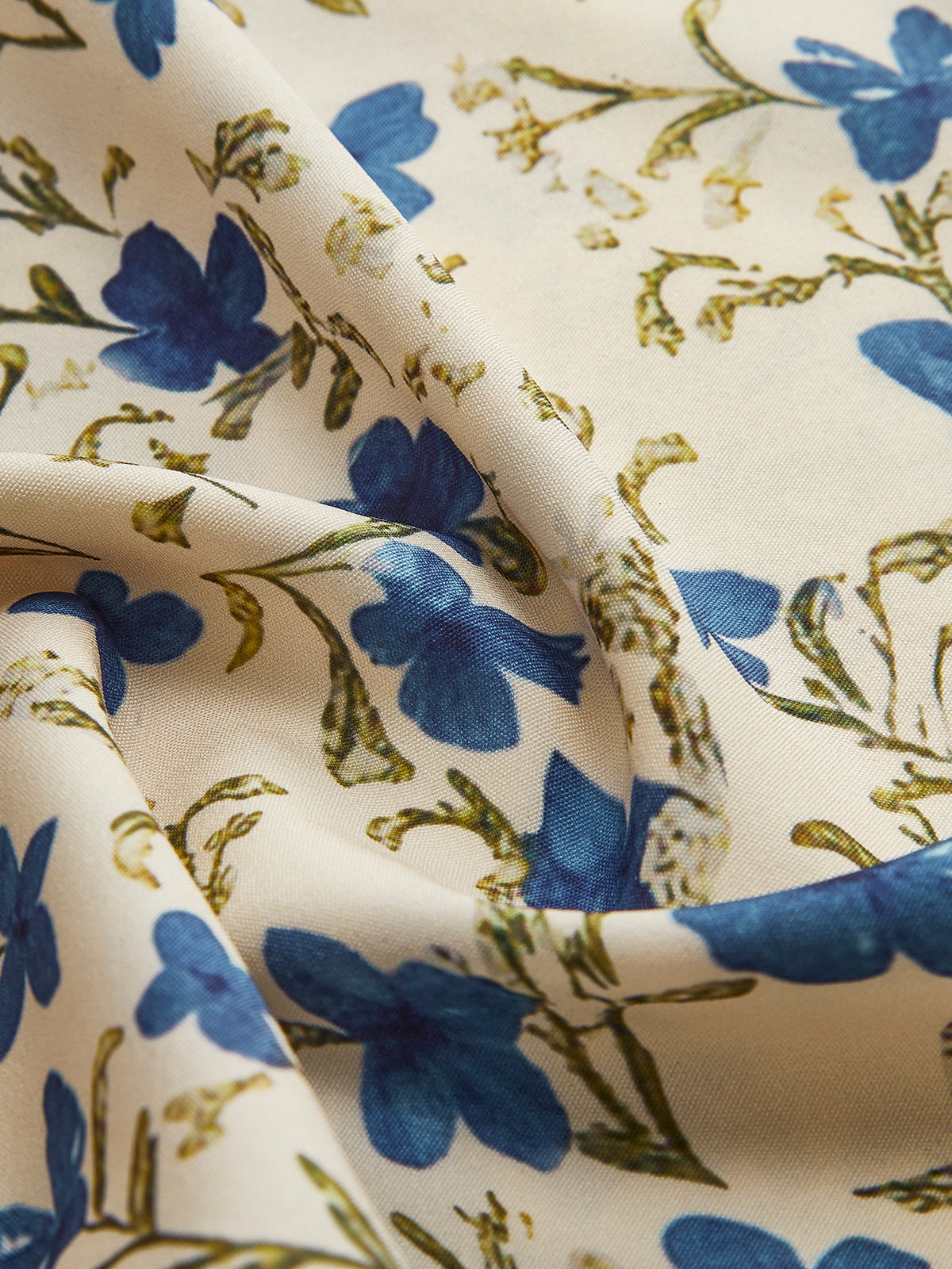 Floral Print Knotted Irregular Hem Long Dress-Massicos