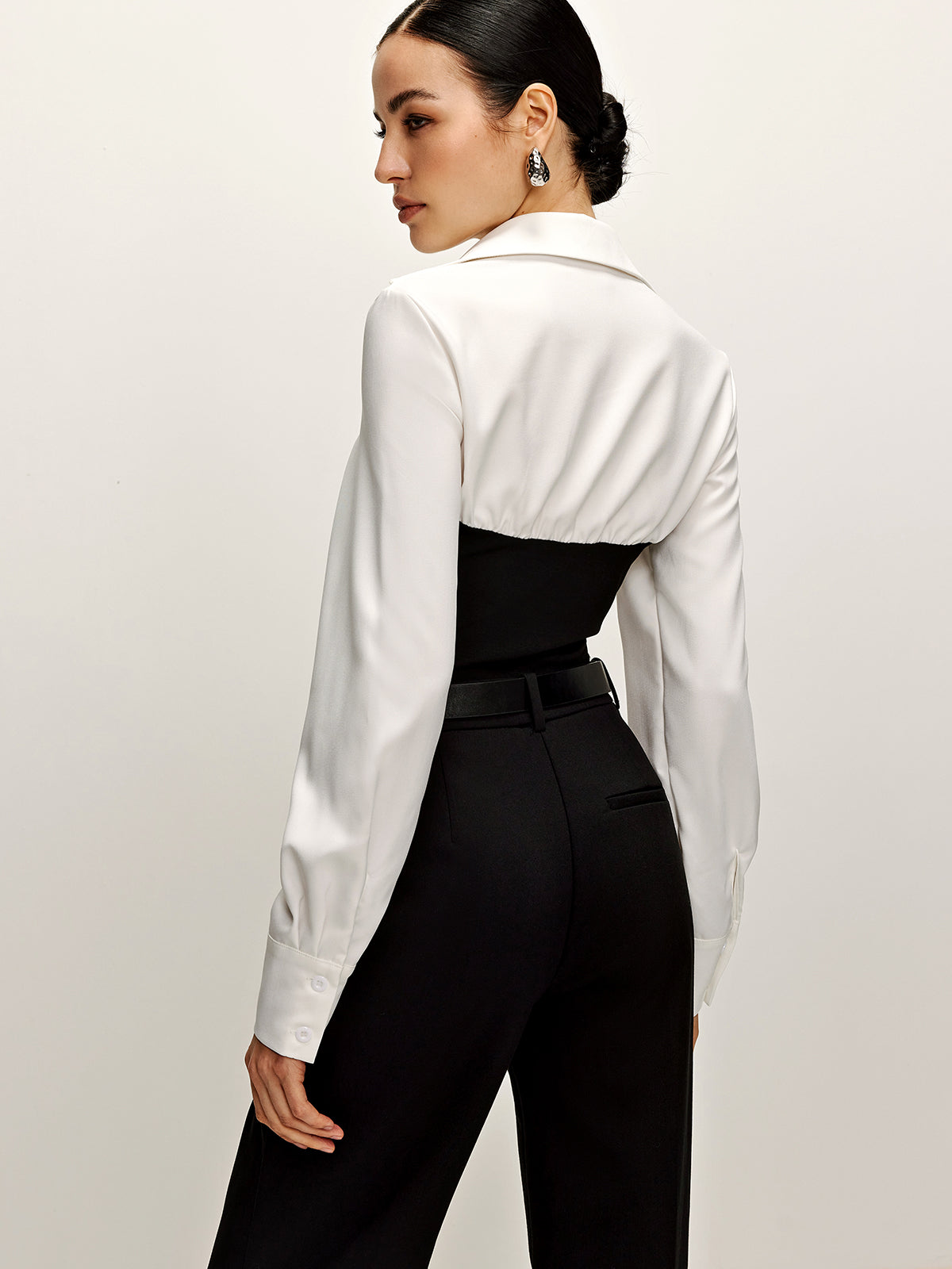Two Tone Panel Polo Shirt-Massicos