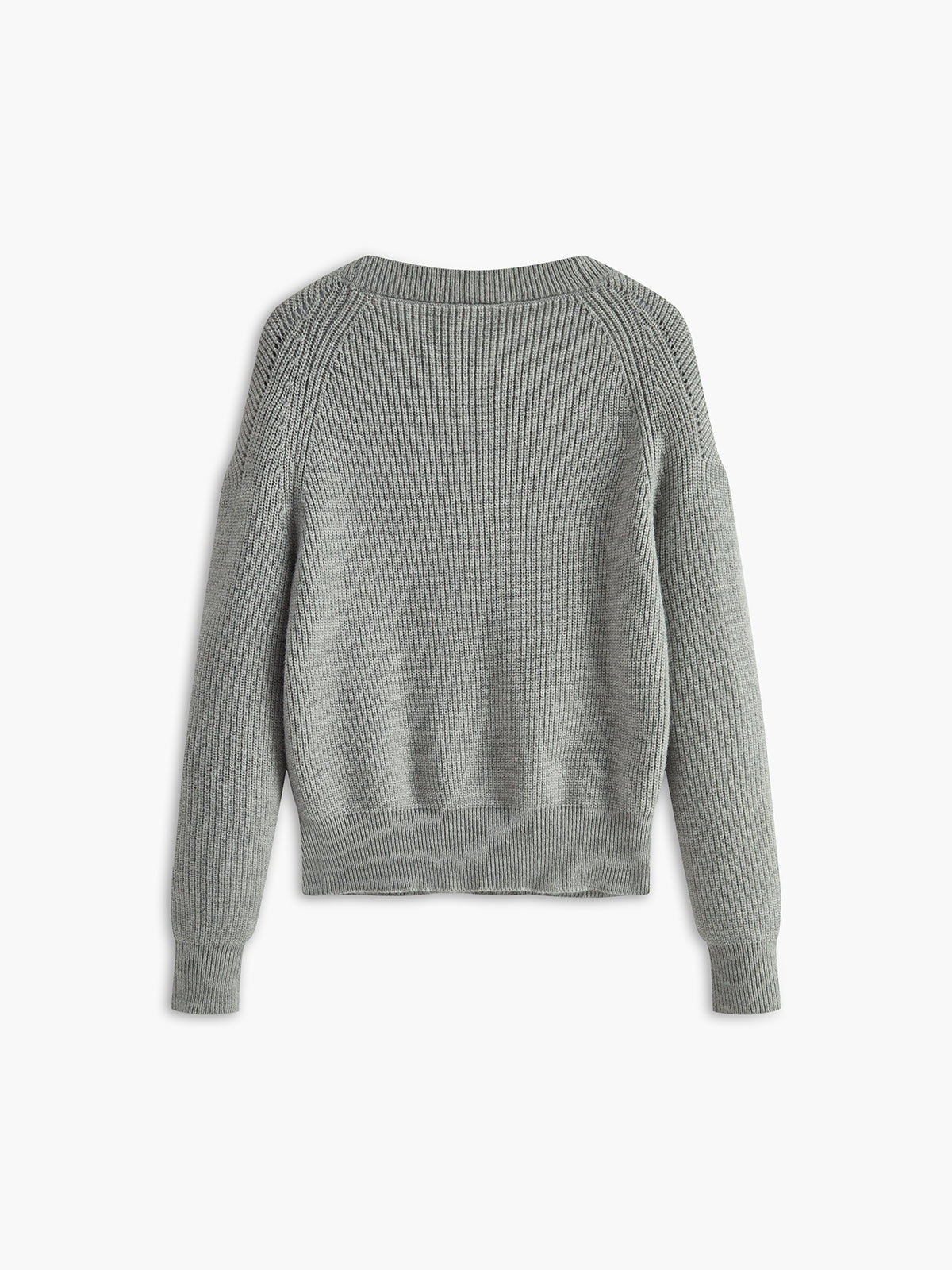 Criss Cross Button Sweater-Massicos
