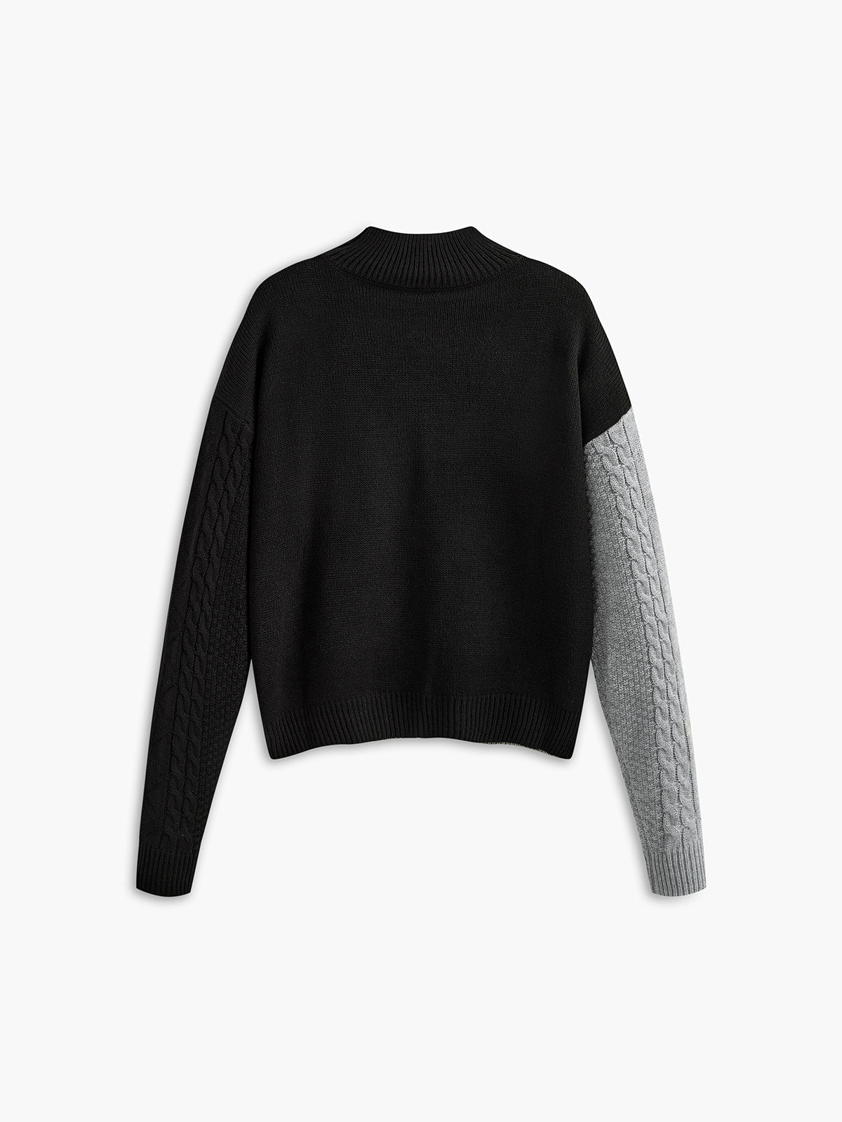 Fashion Color Block Pullover Sweater-ROVOLE