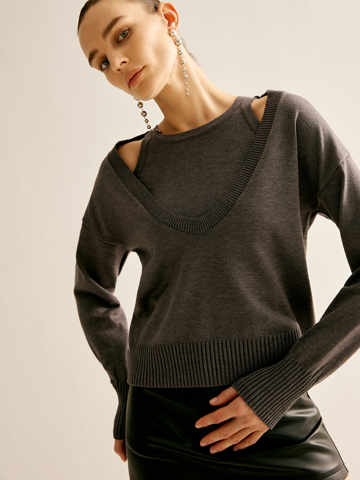 Casual 2 in 1 Sweater-Massicos