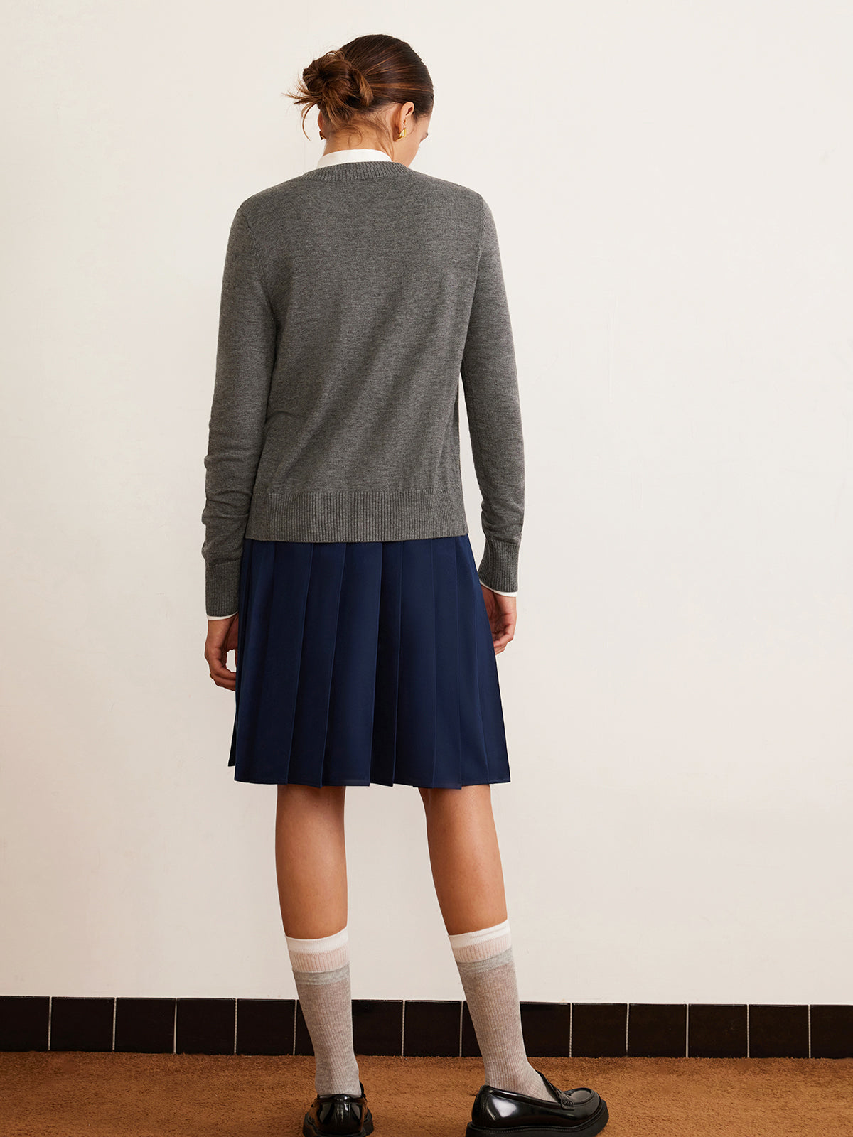 Wool-Blend Breasted Cardigan-Massicos