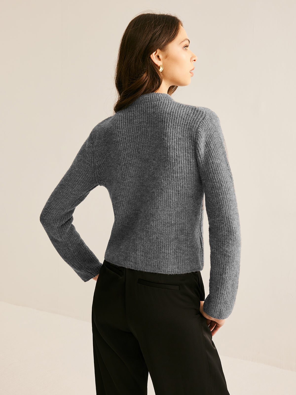 Bow Knotted Cardigan-Massicos