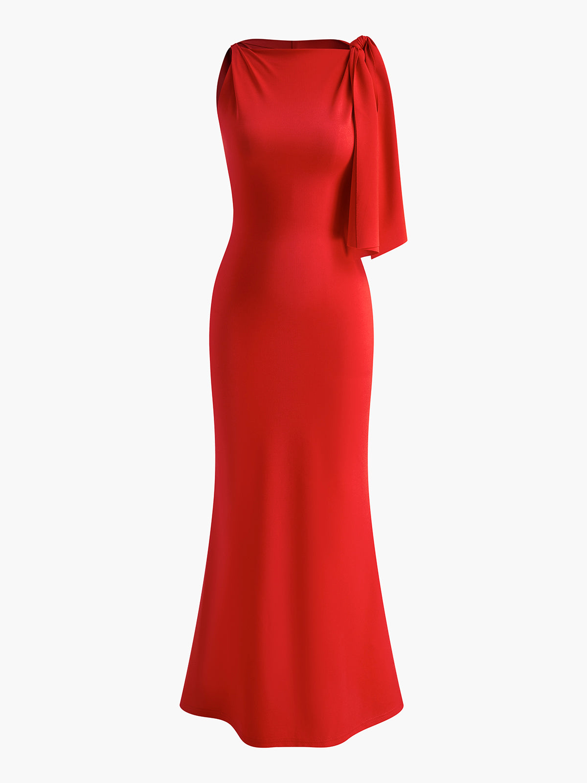Beloved Knotted Sleeveless Long Dress-Massicos