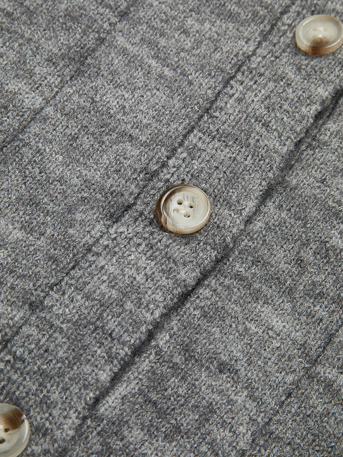 Crew Neck Button Soft Cardigan-Massicos