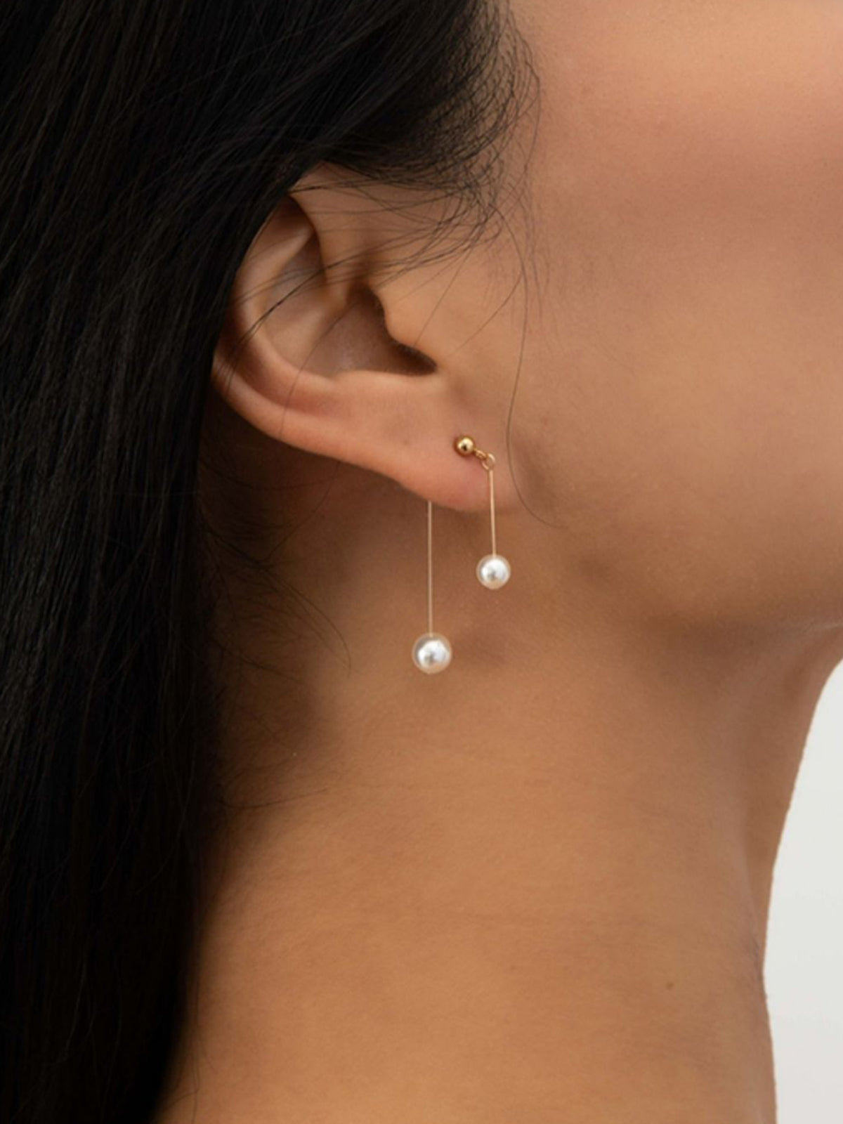 Romance Pearl Pendant Earrings-Massicos
