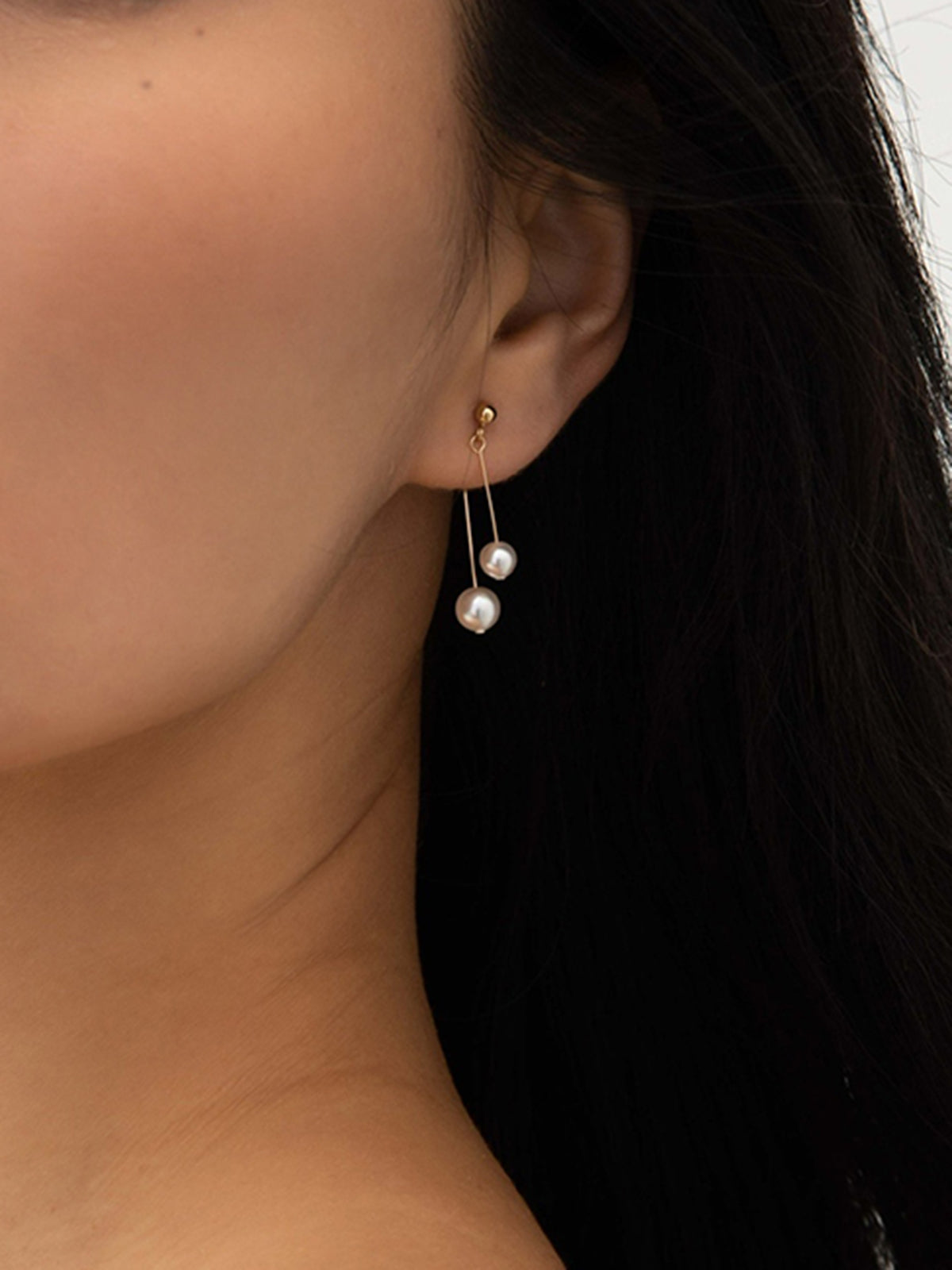 Romance Pearl Pendant Earrings-Massicos
