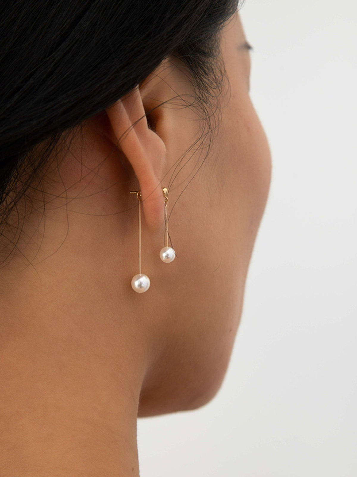 Romance Pearl Pendant Earrings-Massicos