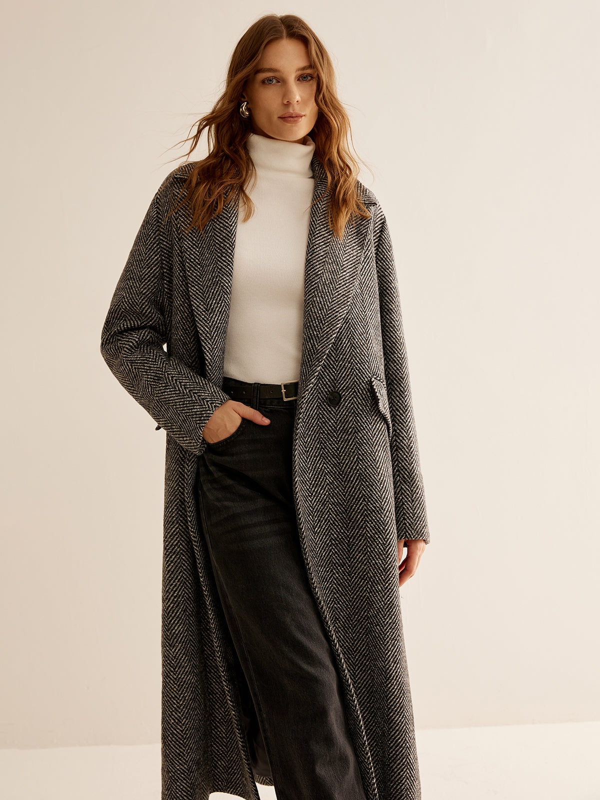 Essential Versatile Long Trench Coat-Massicos