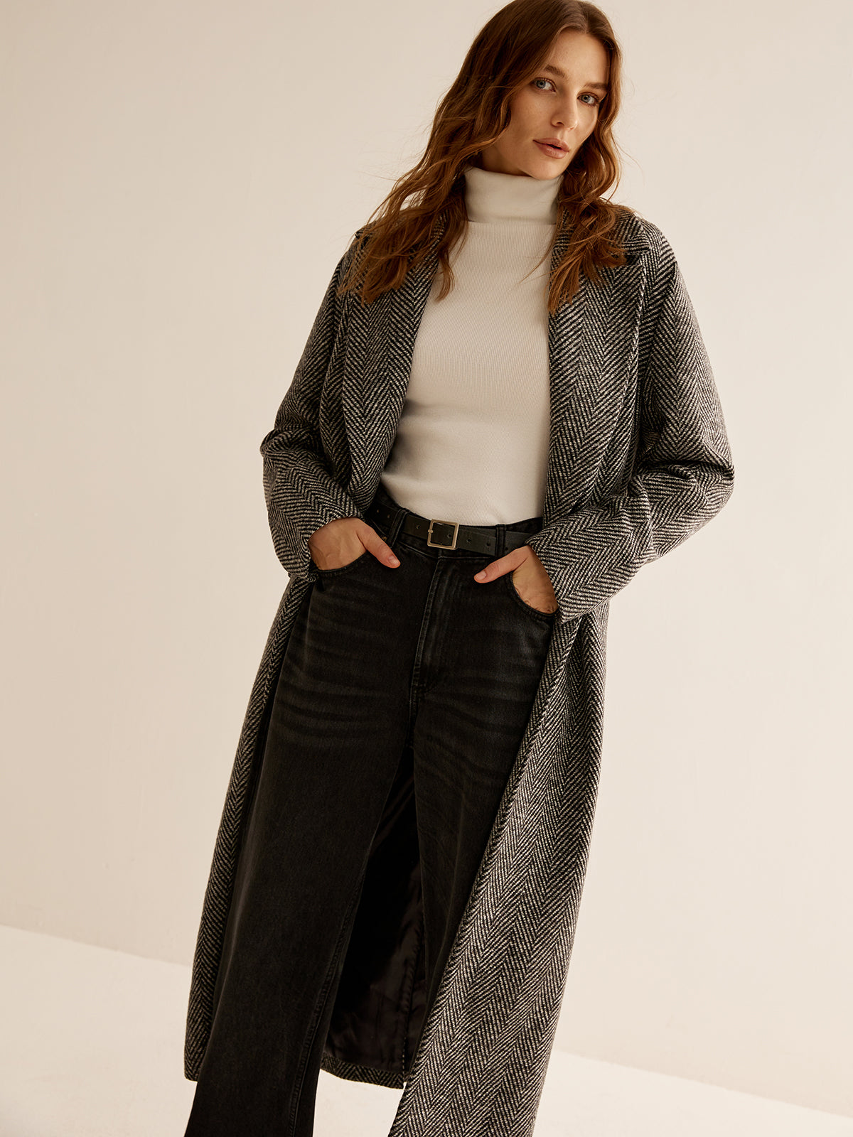 Essential Versatile Long Trench Coat-Massicos