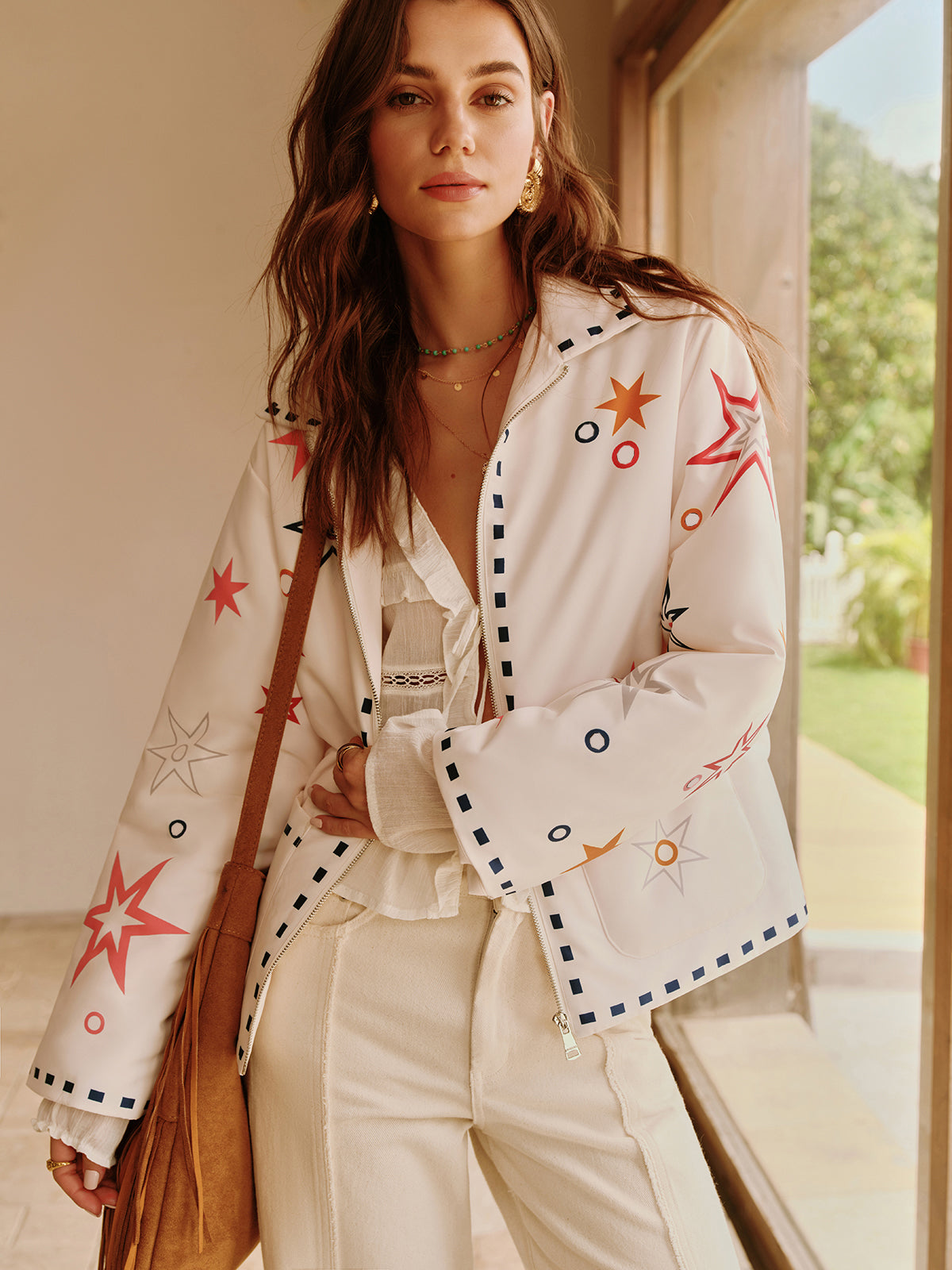 Boheme Star Printed Jacket-Massicos