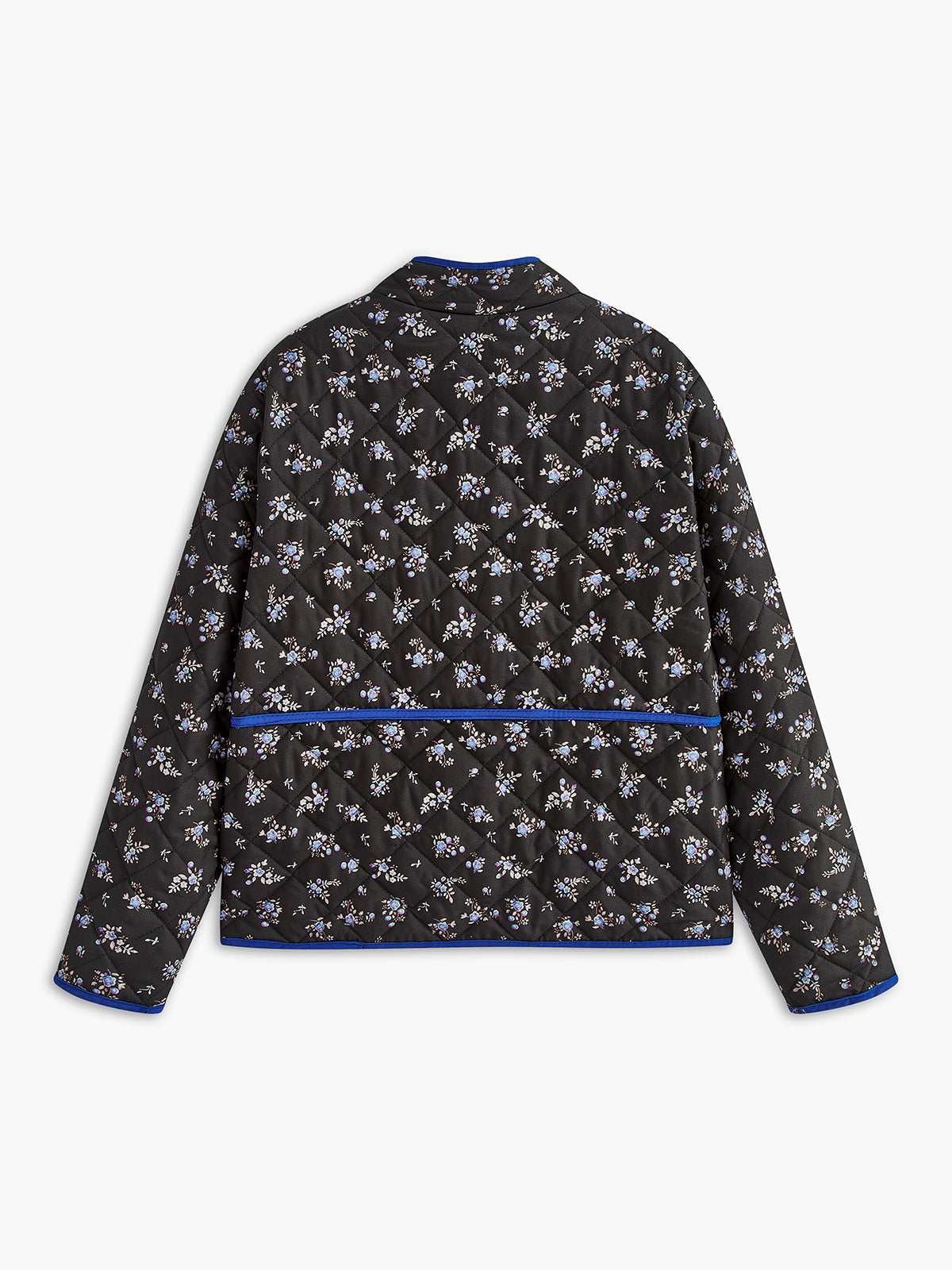 Vintage Contrast Trim Winter Coat-Massicos