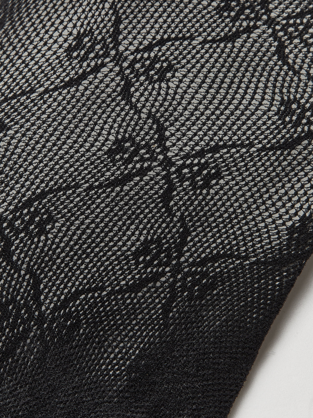 Tulle Sheer Tights With Bow Pattern-Massicos