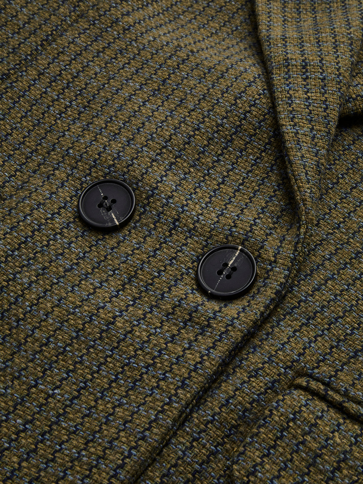 Oversized Tweed Plaid Blazer-Massicos