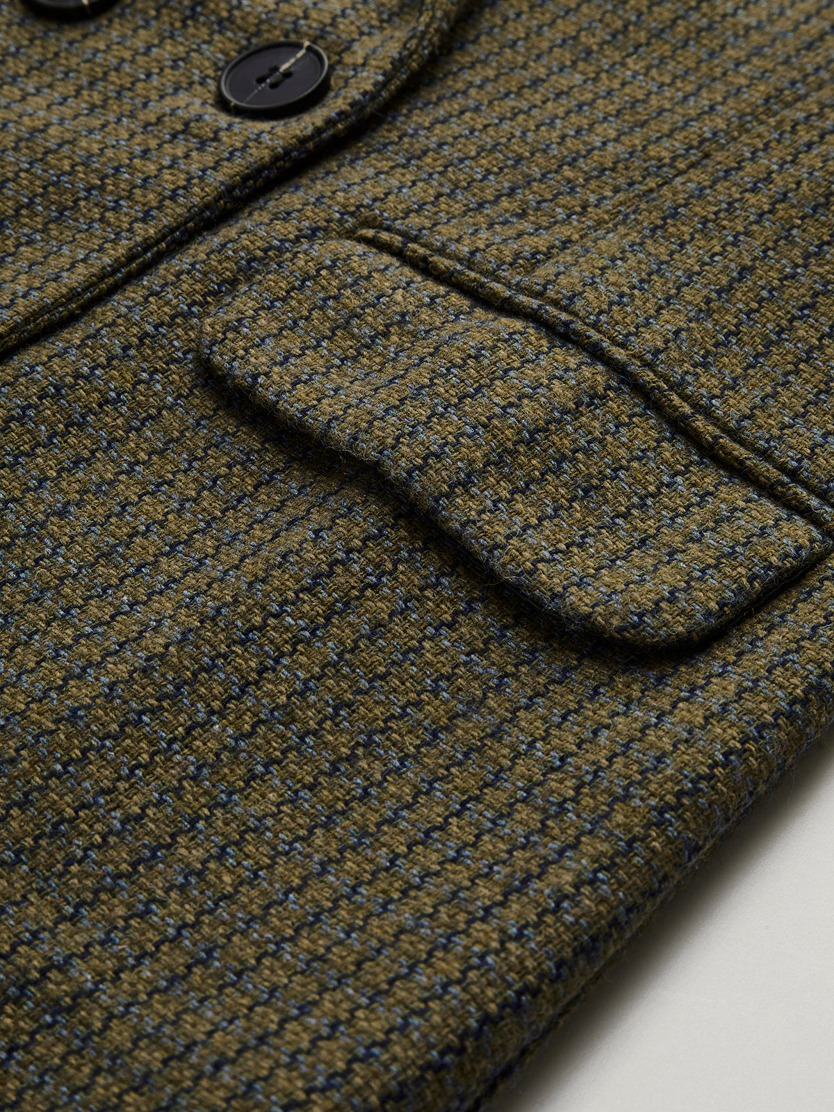 Oversized Tweed Plaid Blazer-Massicos
