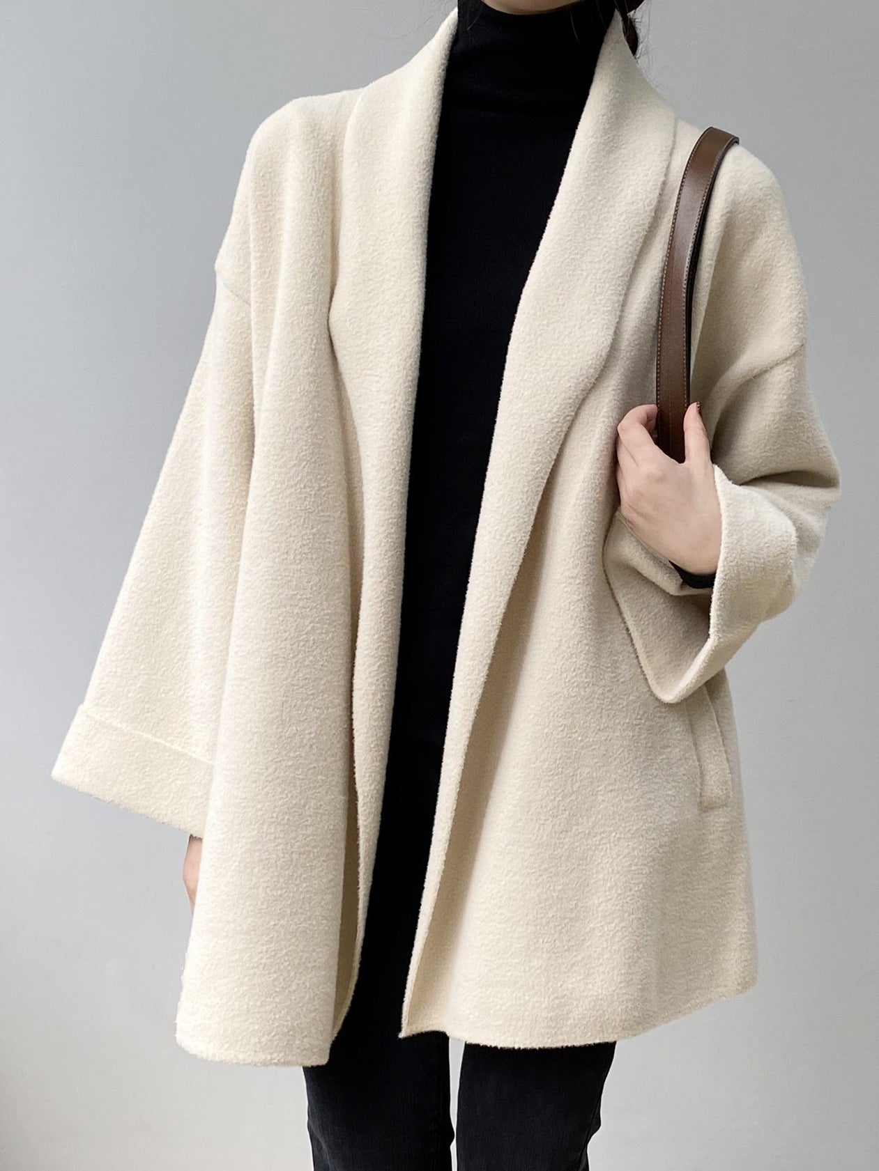 Belted Soft Women Faux Fur Coat-Massicos