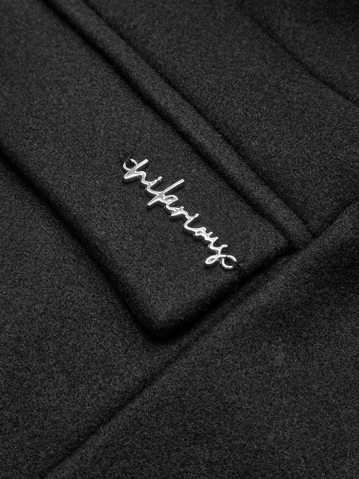 Oversized-Collar Slim Zipper Jacket-Massicos