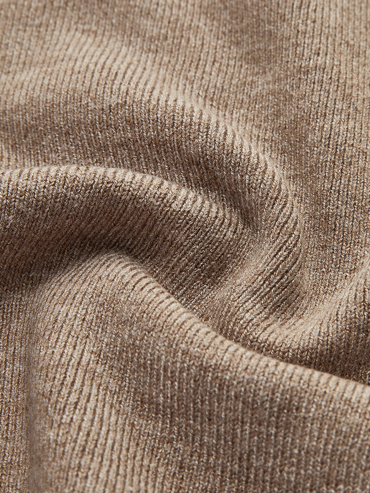 Asymmetric Patchwork Long Sleeve Mock Neck Knit Top-Massicos