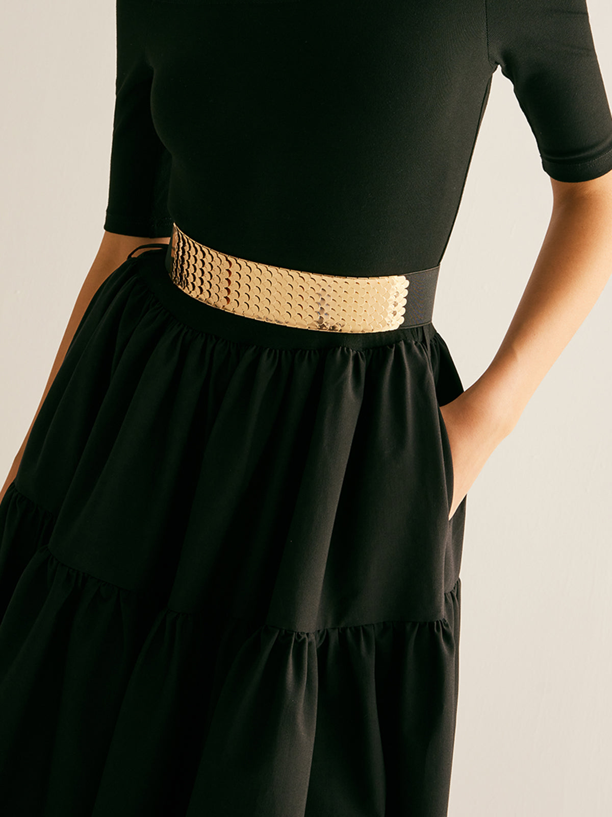 Elastic Fish Scale Belt-Massicos