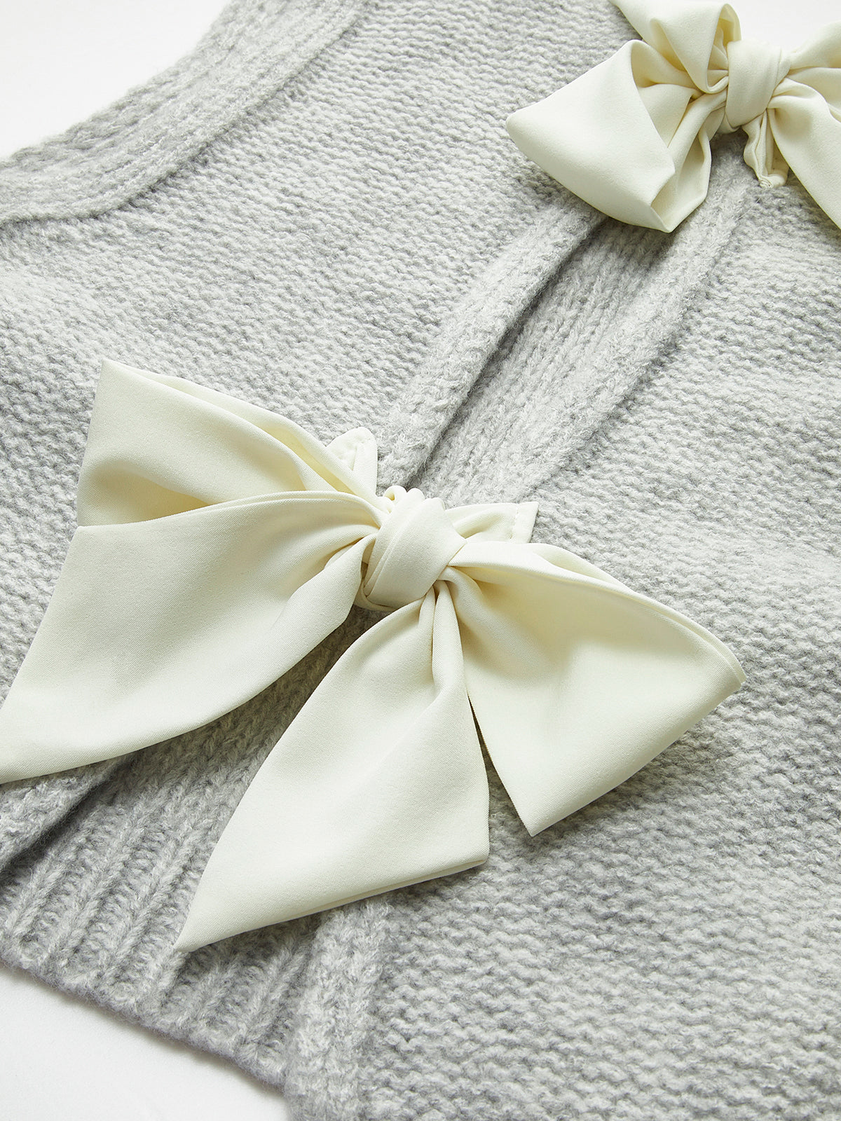 Bow Front Sweater Vest-Massicos
