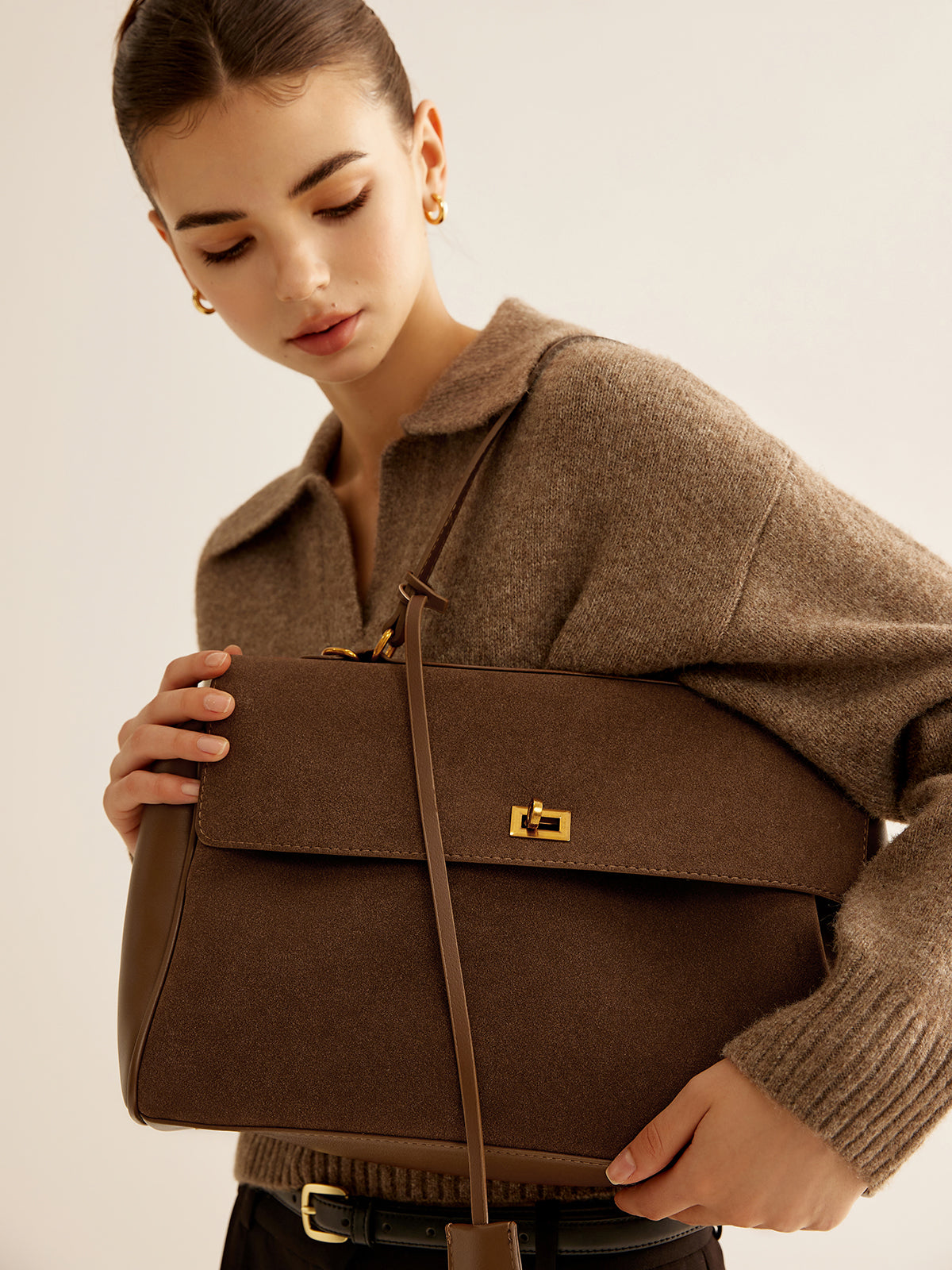Utility Large Capacity Flap Shoulder Bag-Massicos