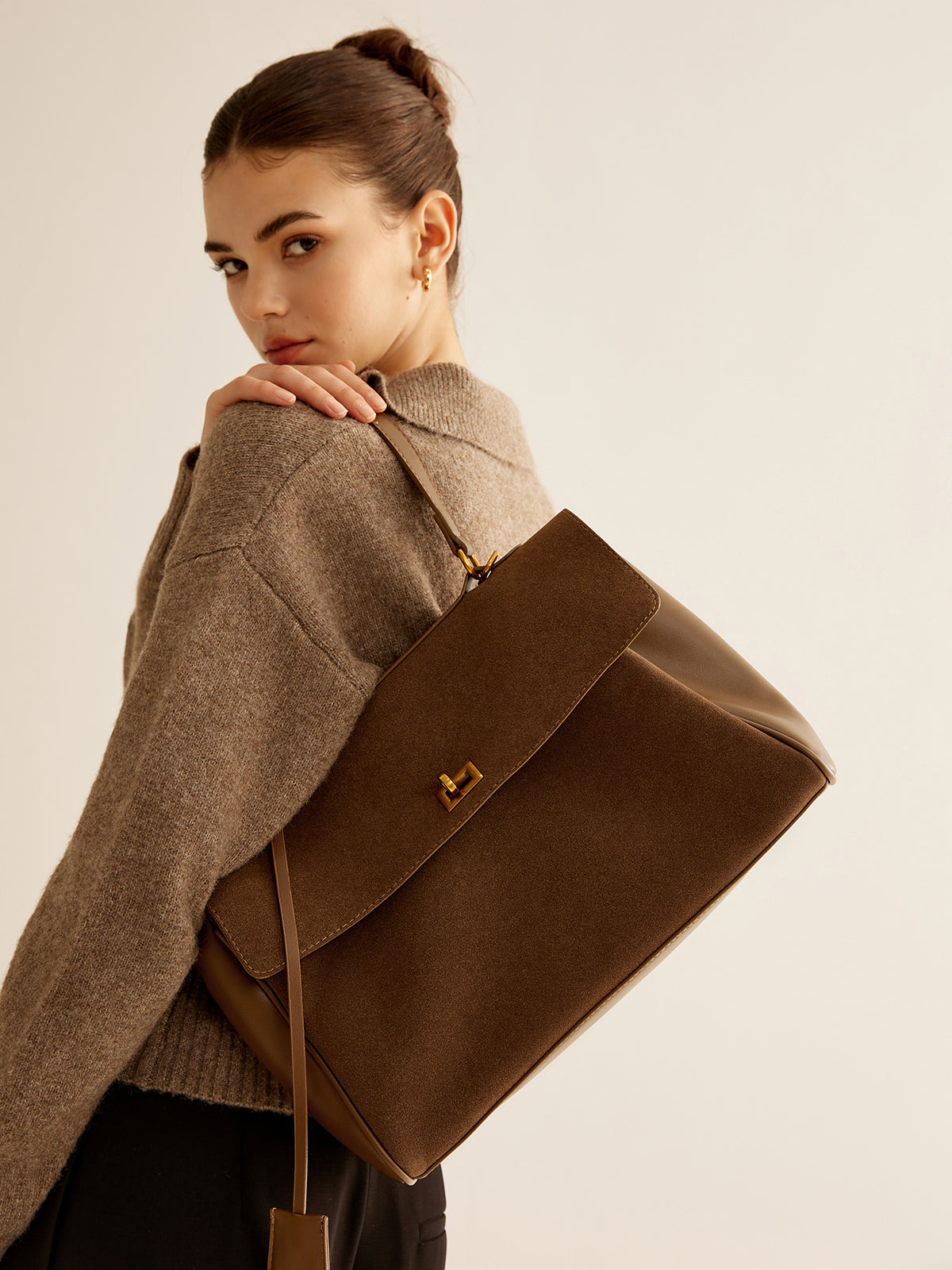 Utility Large Capacity Flap Shoulder Bag-Massicos