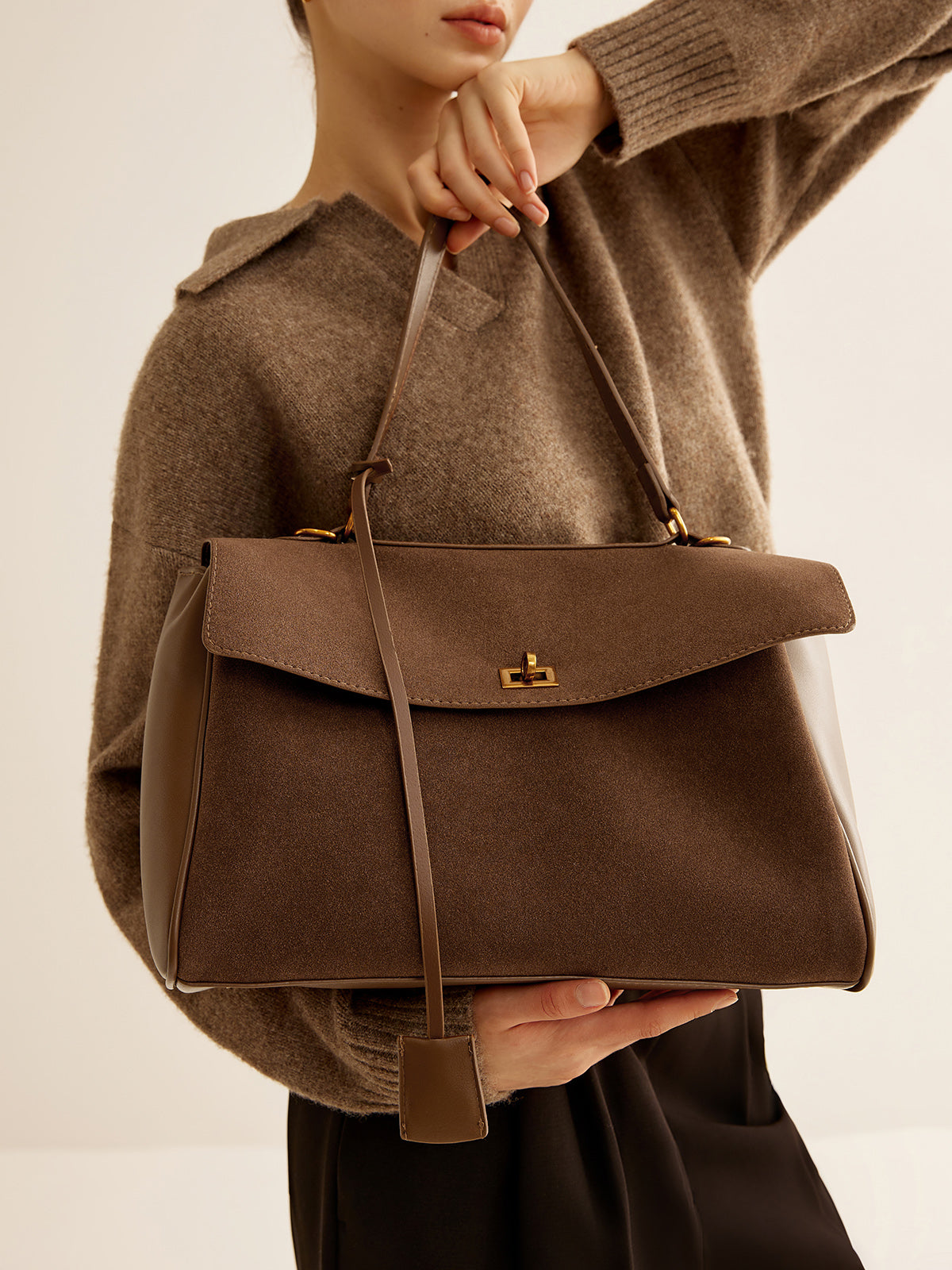 Utility Large Capacity Flap Shoulder Bag-Massicos