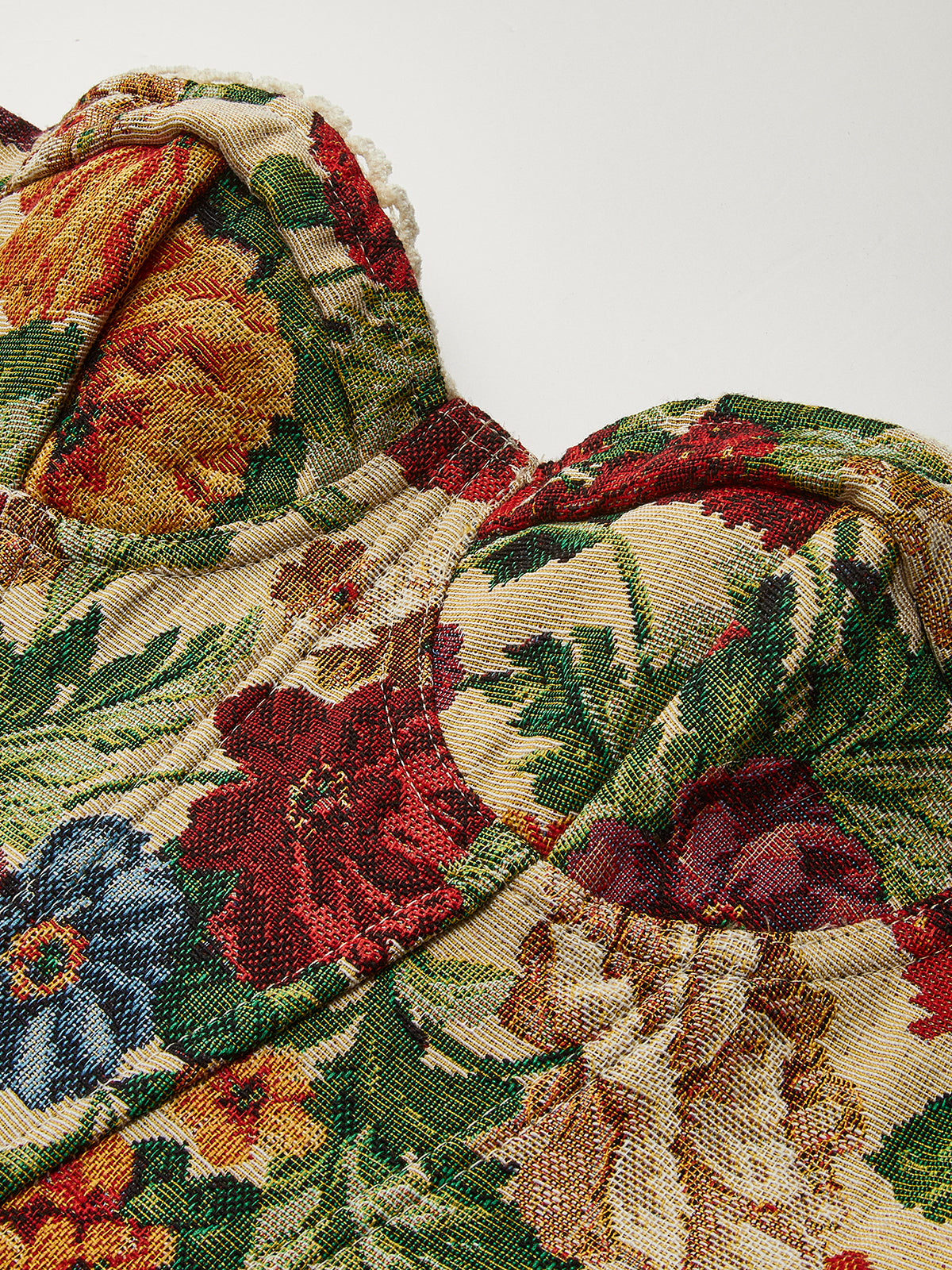 Floral Drawstring Corset-Massicos
