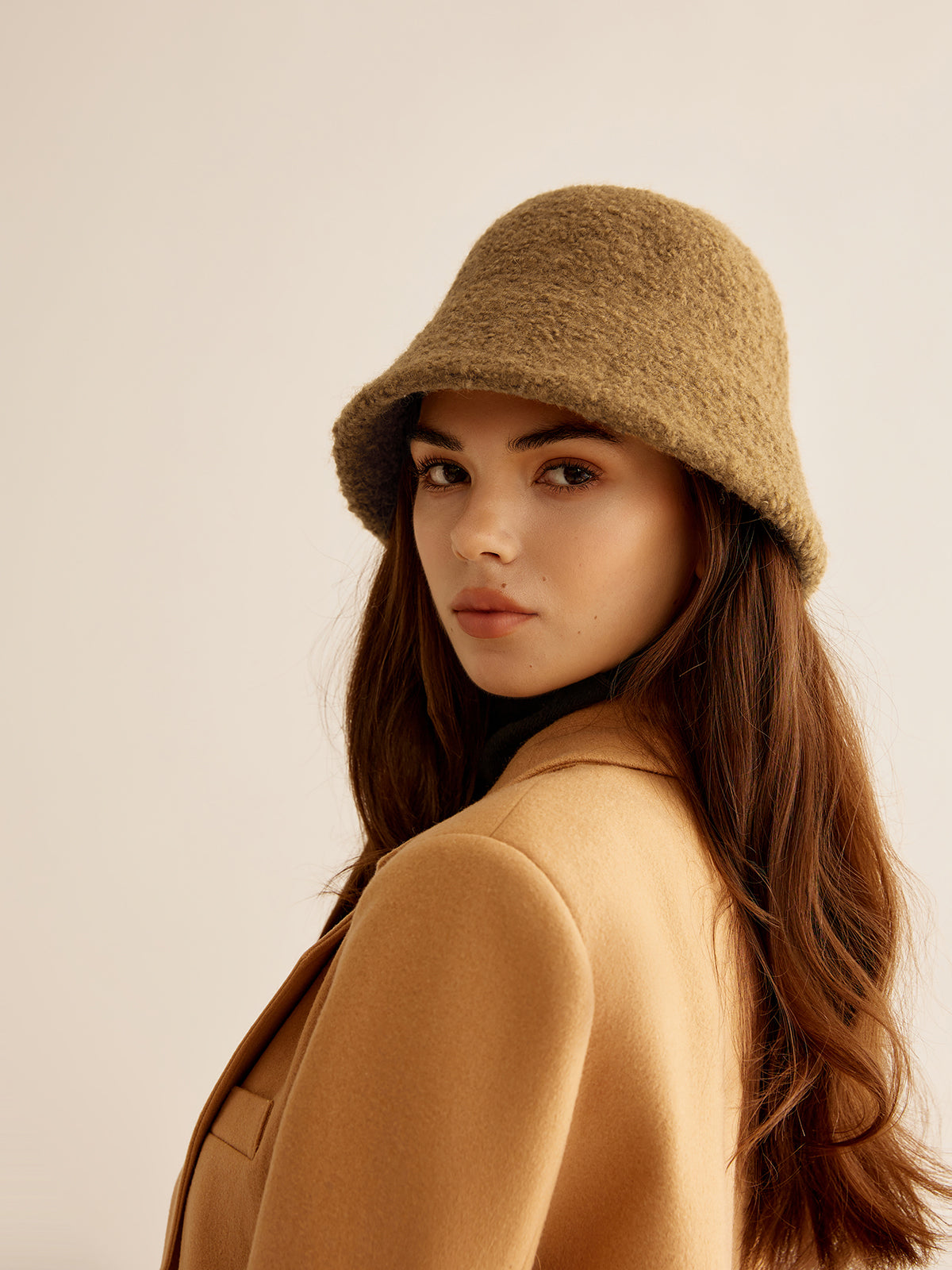 Wool-Blend Bucket Hat-Massicos