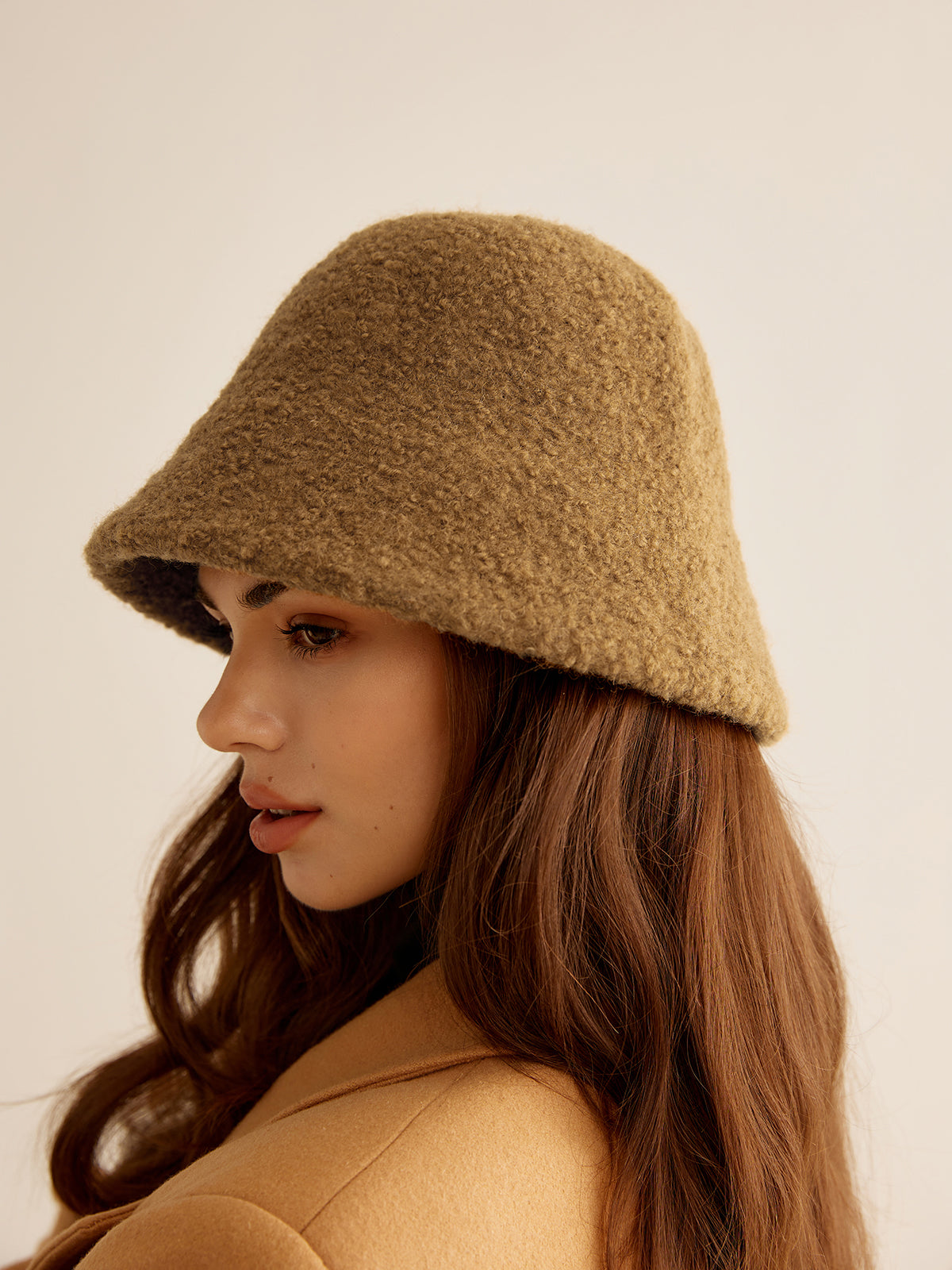 Wool-Blend Bucket Hat-Massicos